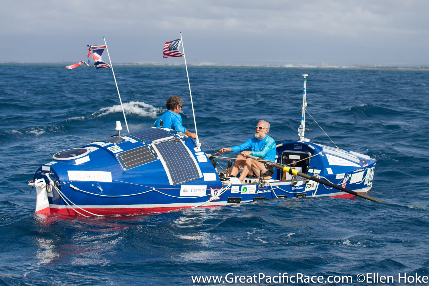Steve Sparkes and Mick Dawson Royal Marine rowers
