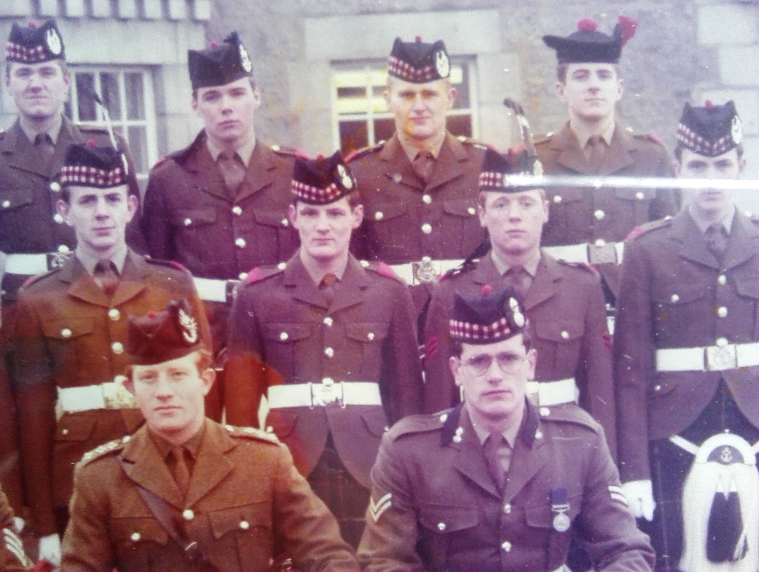Willie Reid and RHF Soldiers