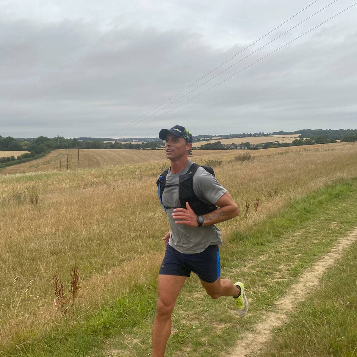 Paul on a run. Credit Paul Minter