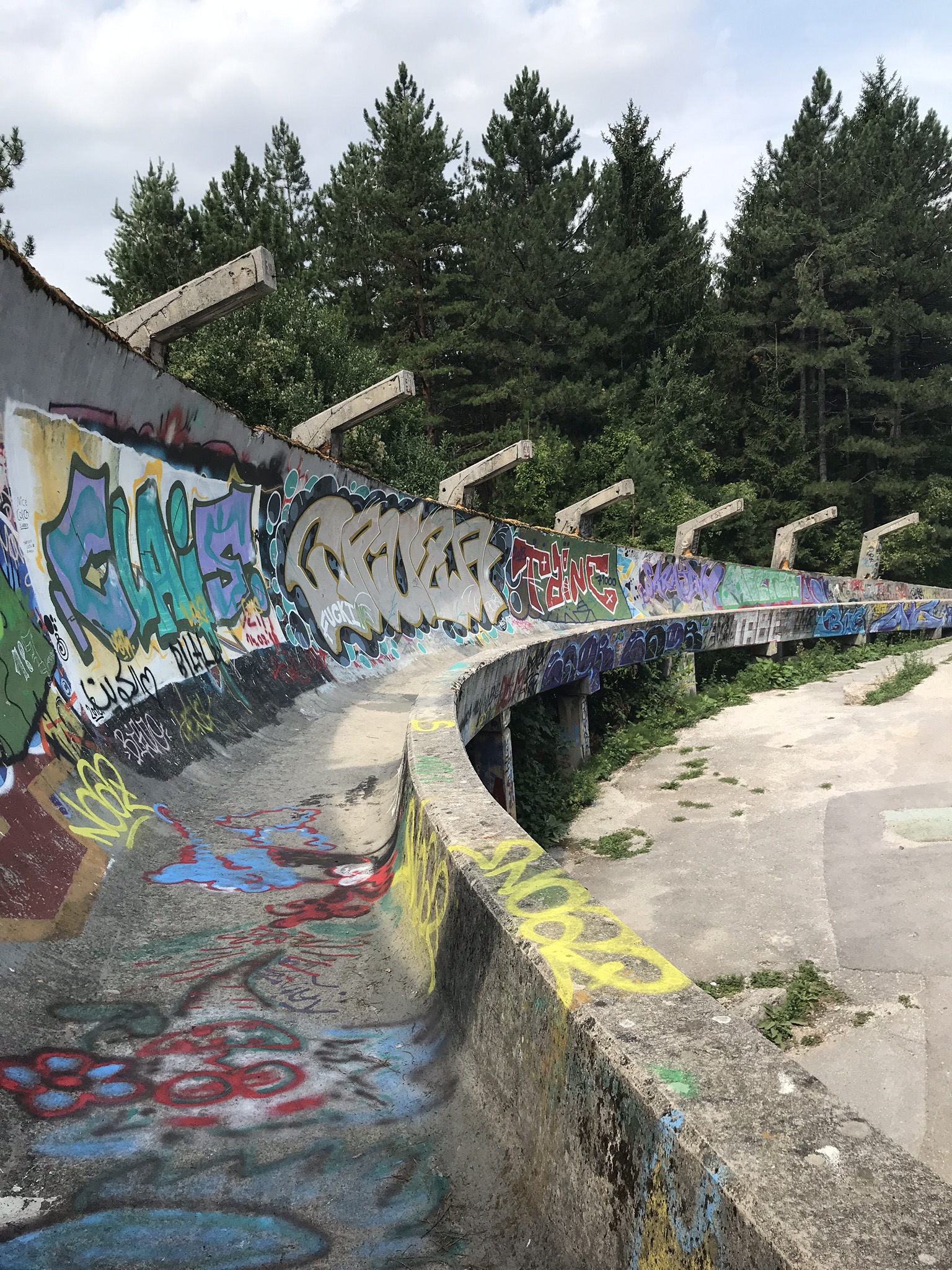 Bobsleigh track 