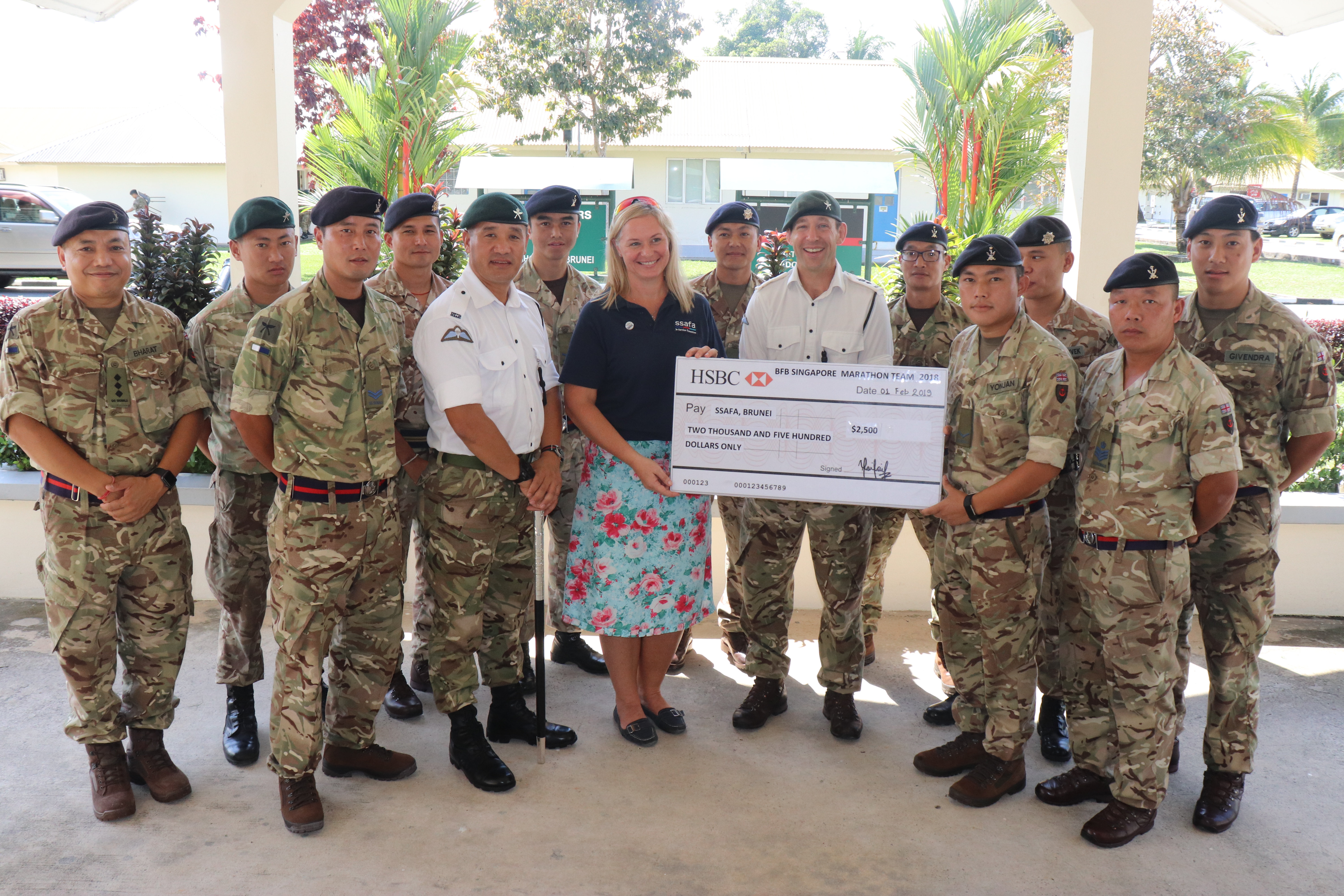 Gurkhas SSAFA Donation