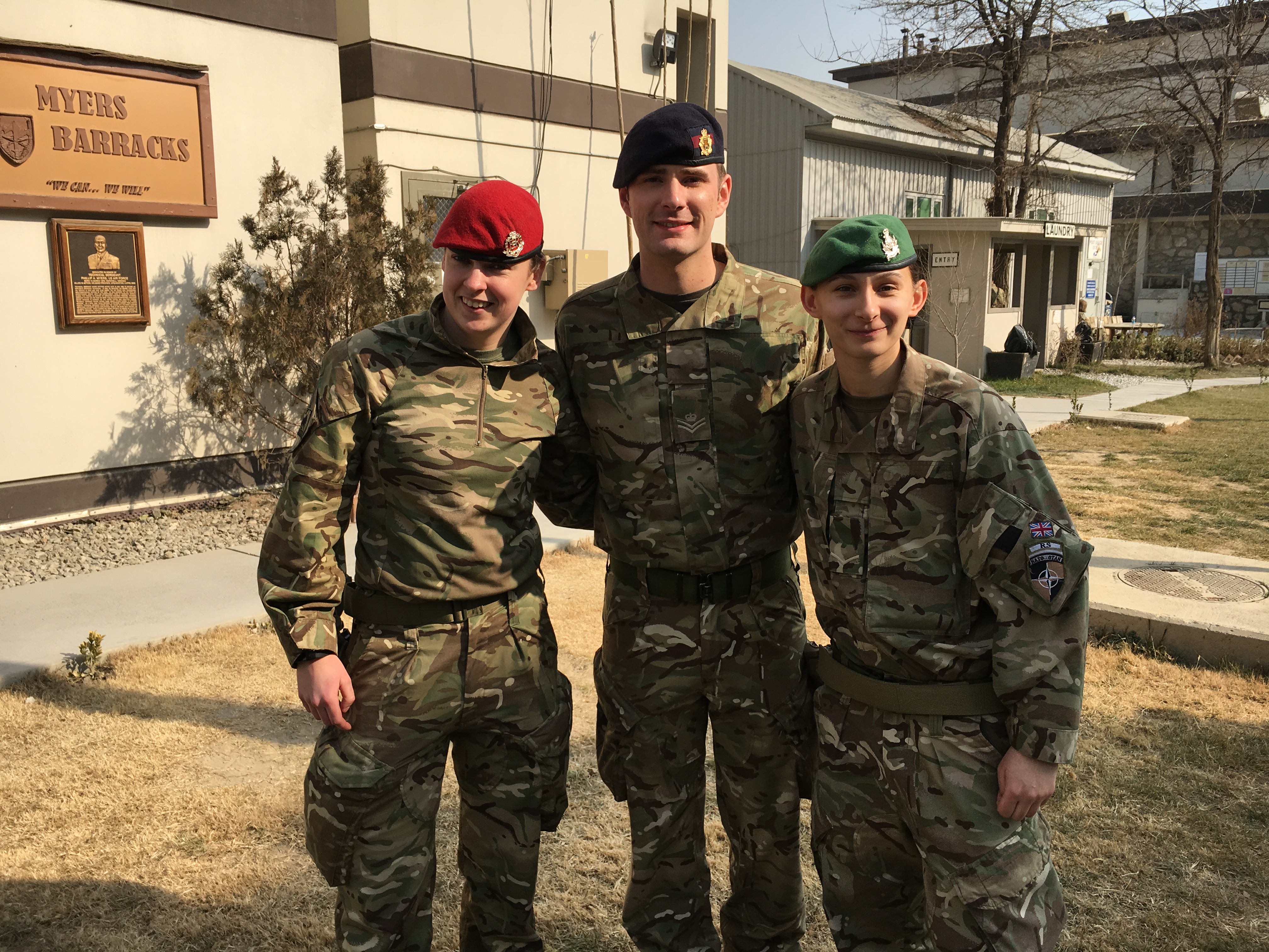 Magician Richard Jones meets his fans in Afghanistan