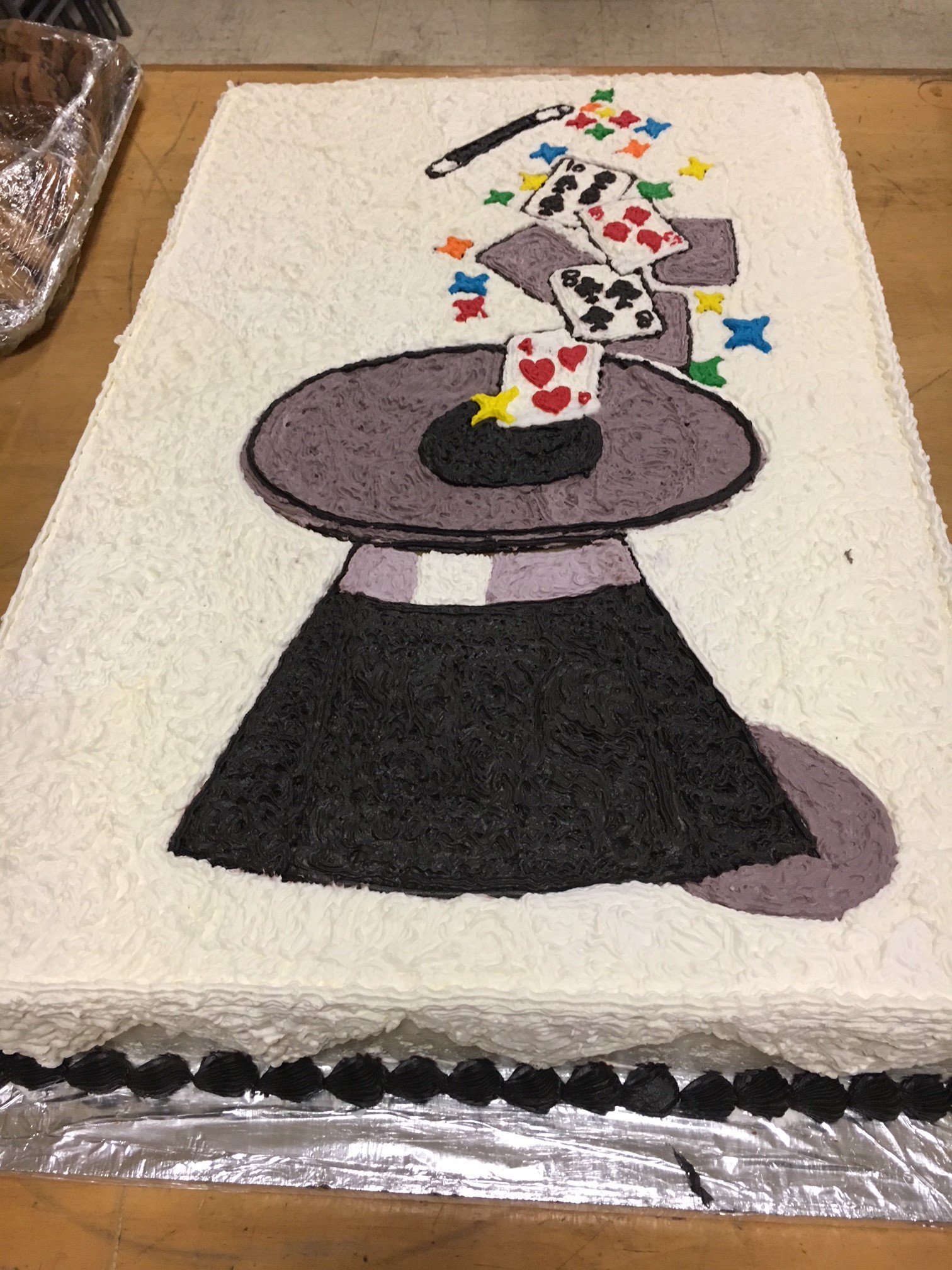 Magical cake made by one of the bases
