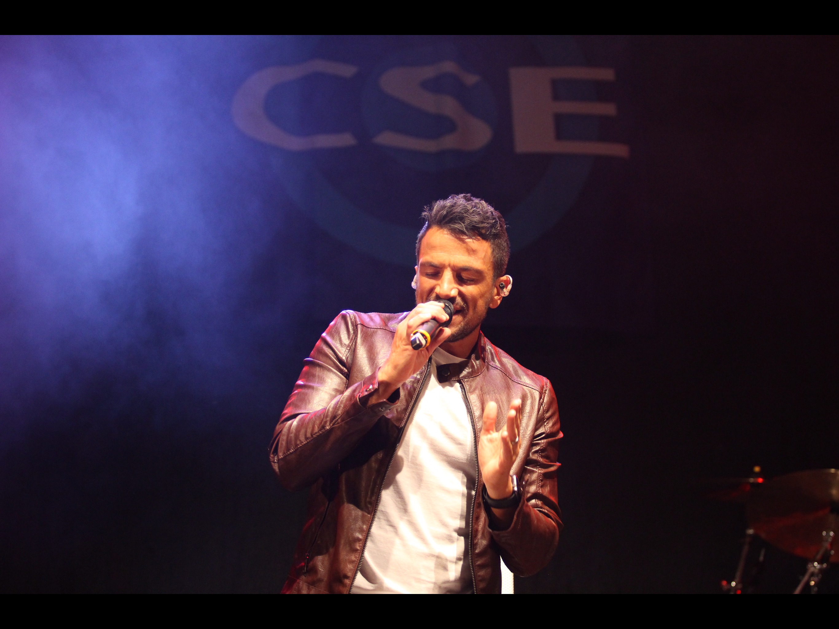 Peter Andre on the CSE stage headlining CIVPOP 2018