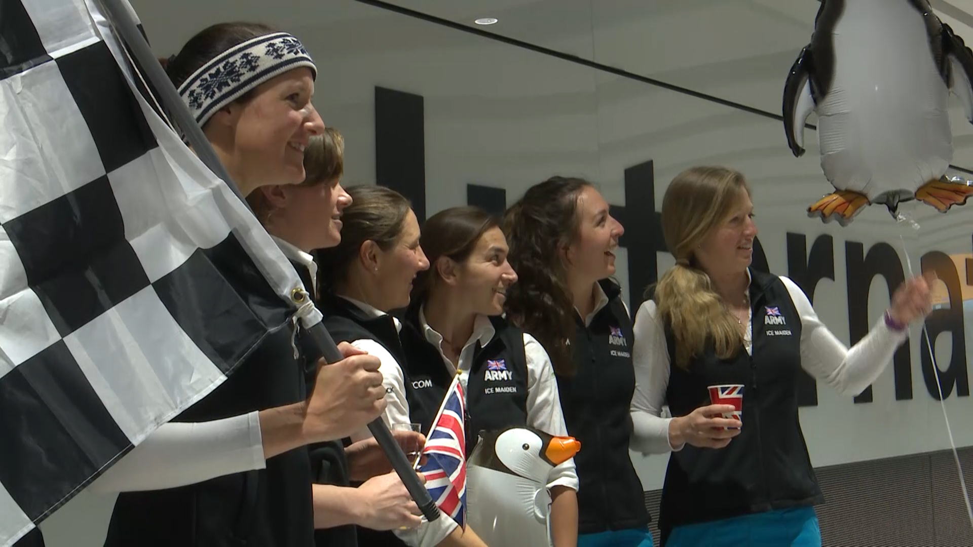 Ice Maidens Arrive In The UK 