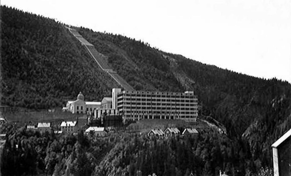 Vemork Hydroelectric Plant at Rjukan, Norway in 1935