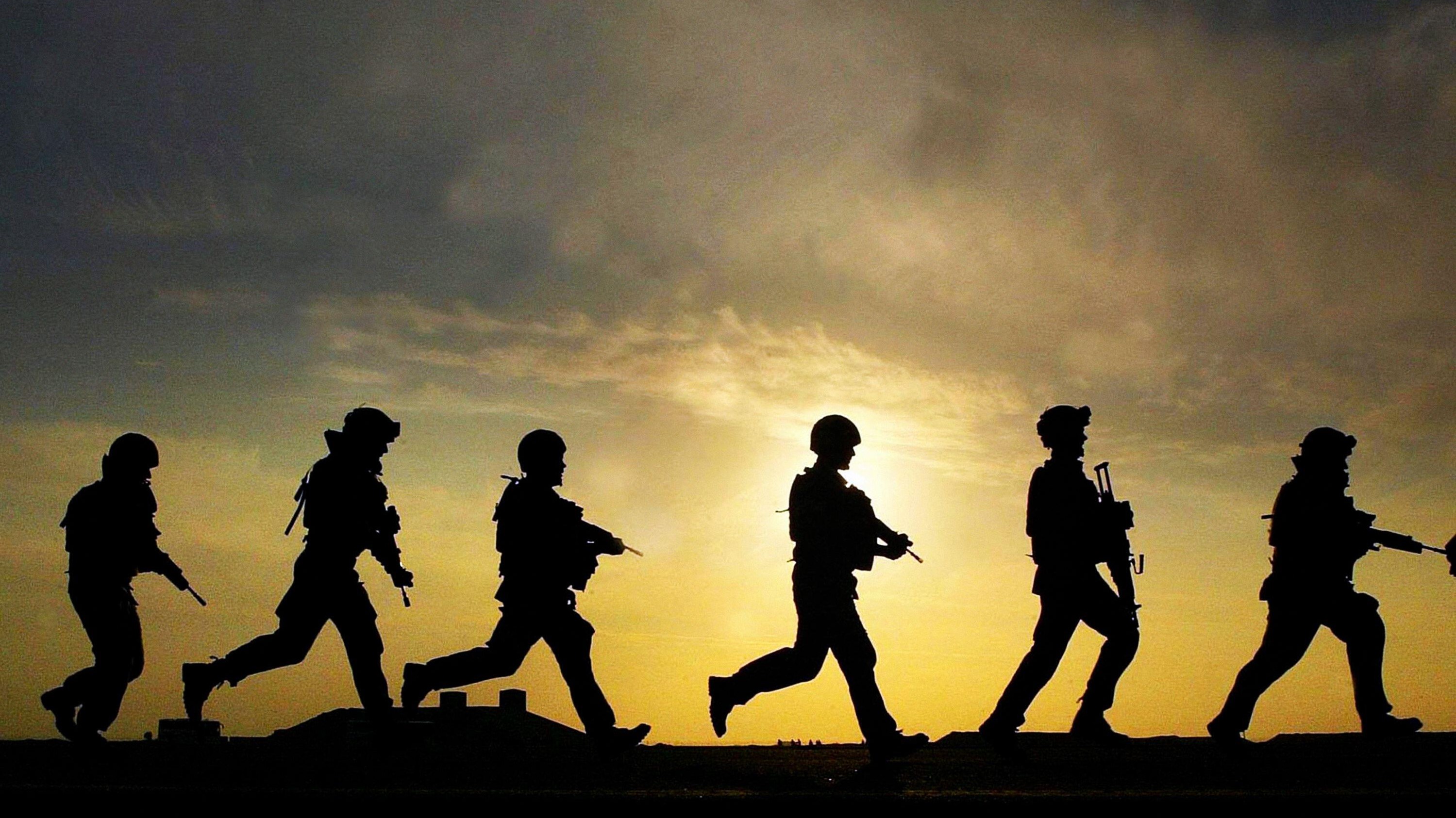 ANON soldiers on patrol 