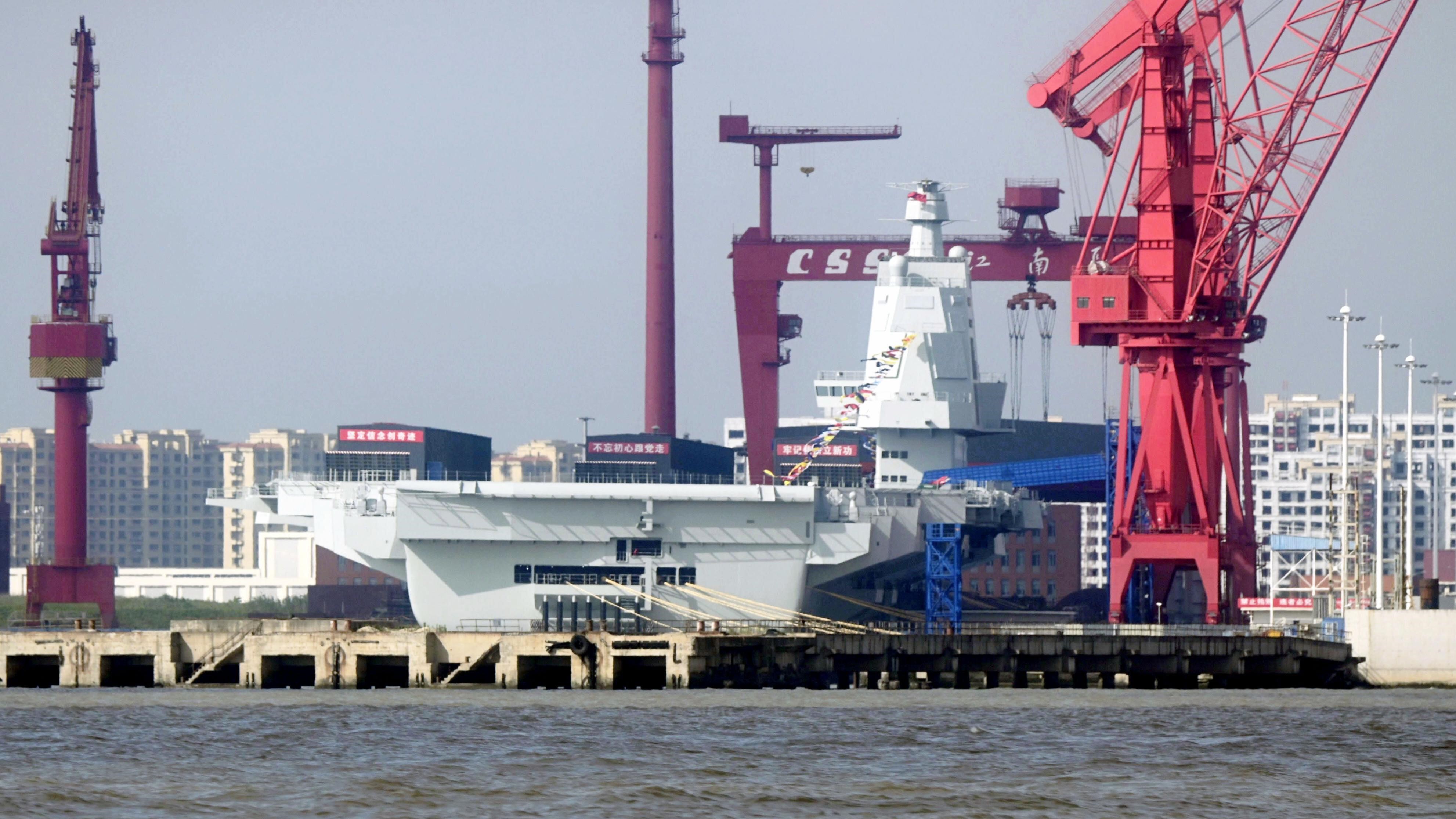 Image ID 2JD9HPK China's third aircraft carrier, Fujian 18062022 CREDIT Newscom,Alamy Stock Photo.jpg