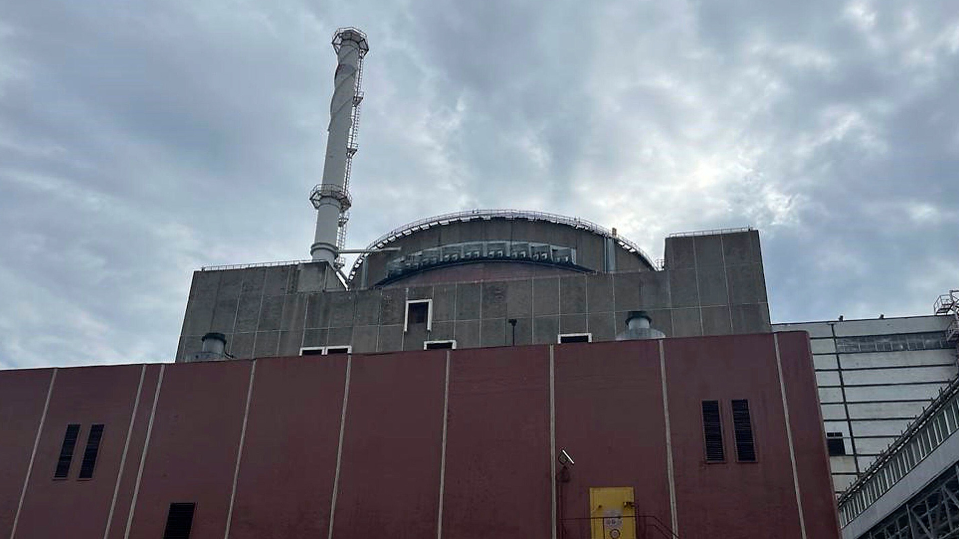 Exterior view of the Zaporizhzhia Nuclear Power Plant after the IAEA Nuclear Safety Team arrived (Picture: IAEA Mission/IAEA Imagebank/Alamy Live News).