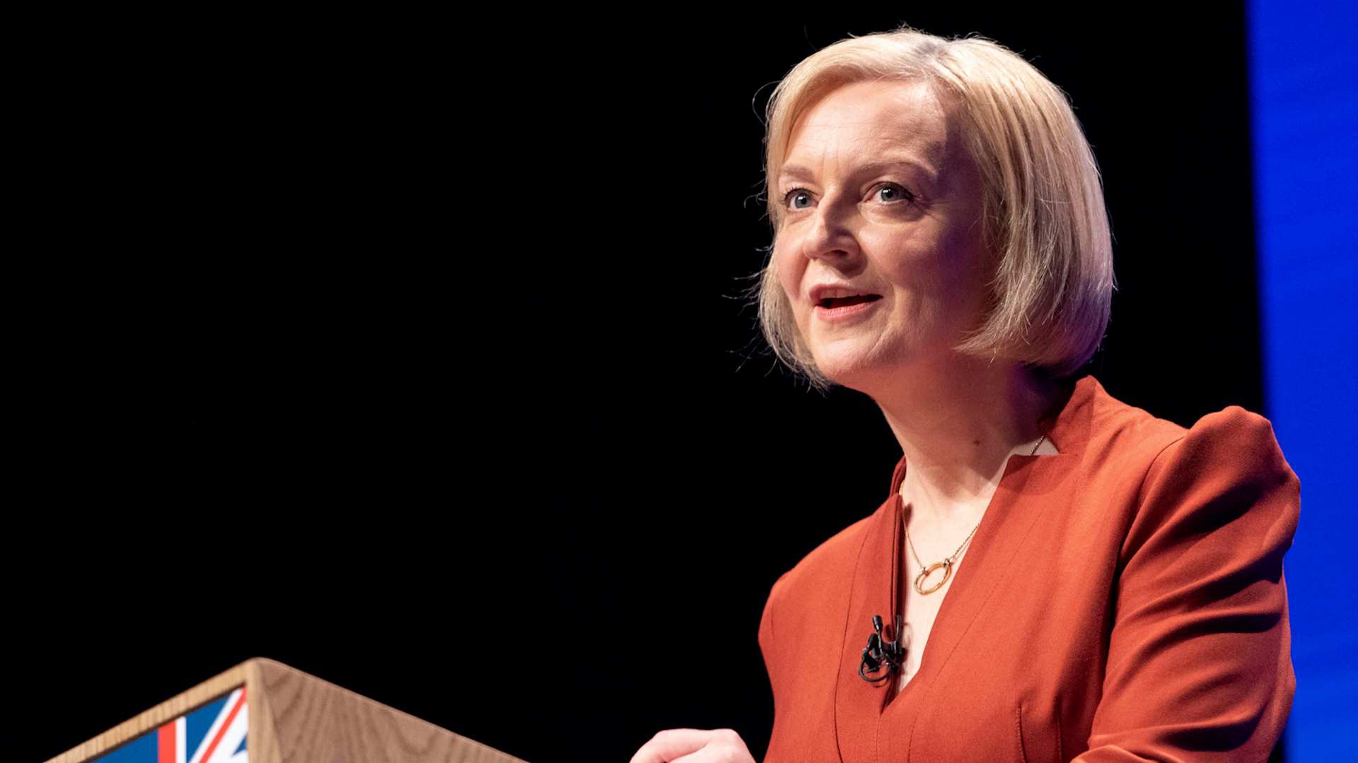 Image ID 2K51A2N UK Prime Minister Liz Truss delivers her conference speech in Birmingham 05102022 CREDIT Benjamin Wareing,Alamy Live News.jpg_.jpg