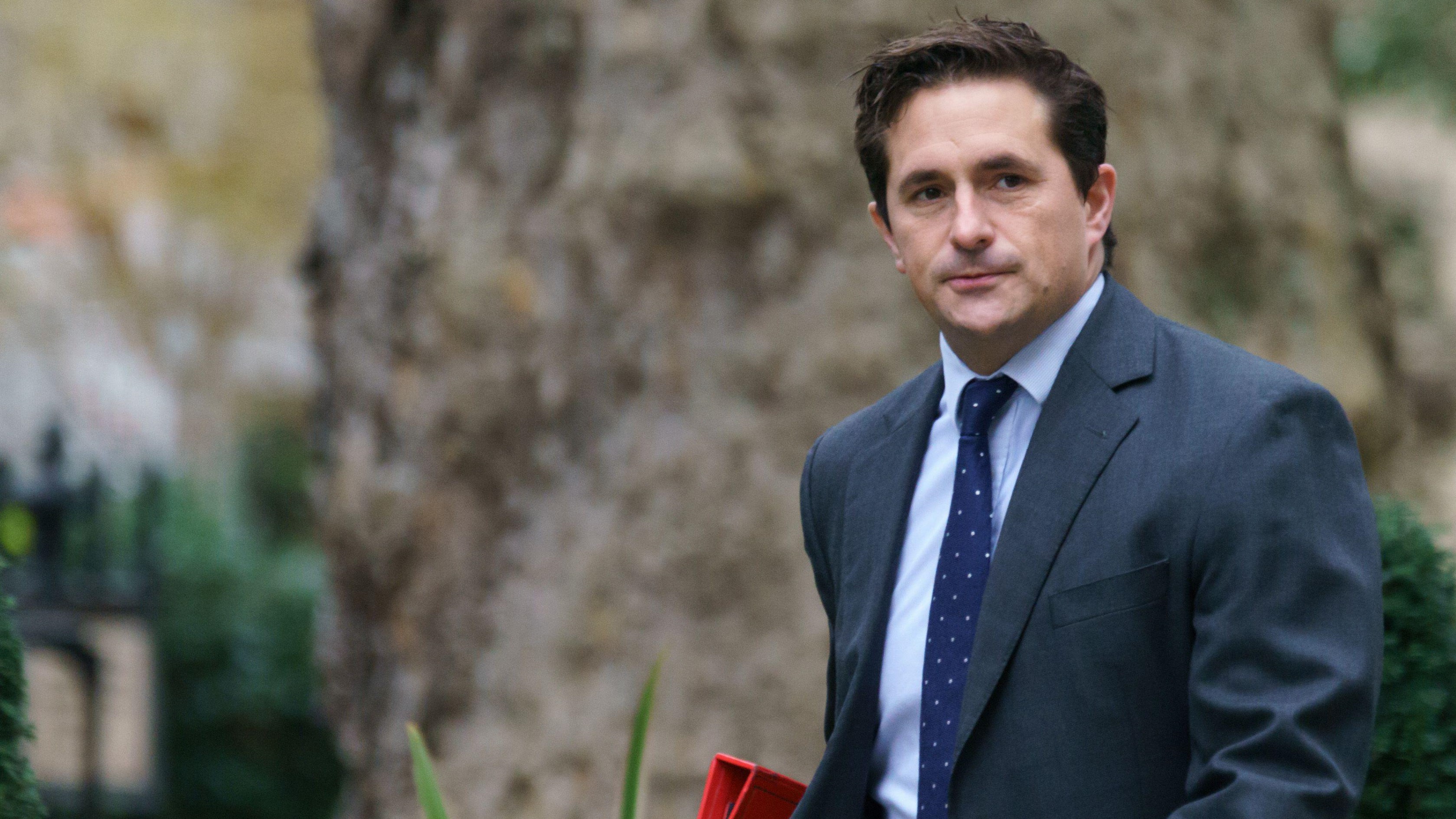 Image ID 2NH7M1Y Rt Hon Johnny Mercer MP Minister for Veterans arriving for cabinet meeting 21022023 CREDIT Bridget Catterall,Alamy Stock Photo EXP 22022024.jpg