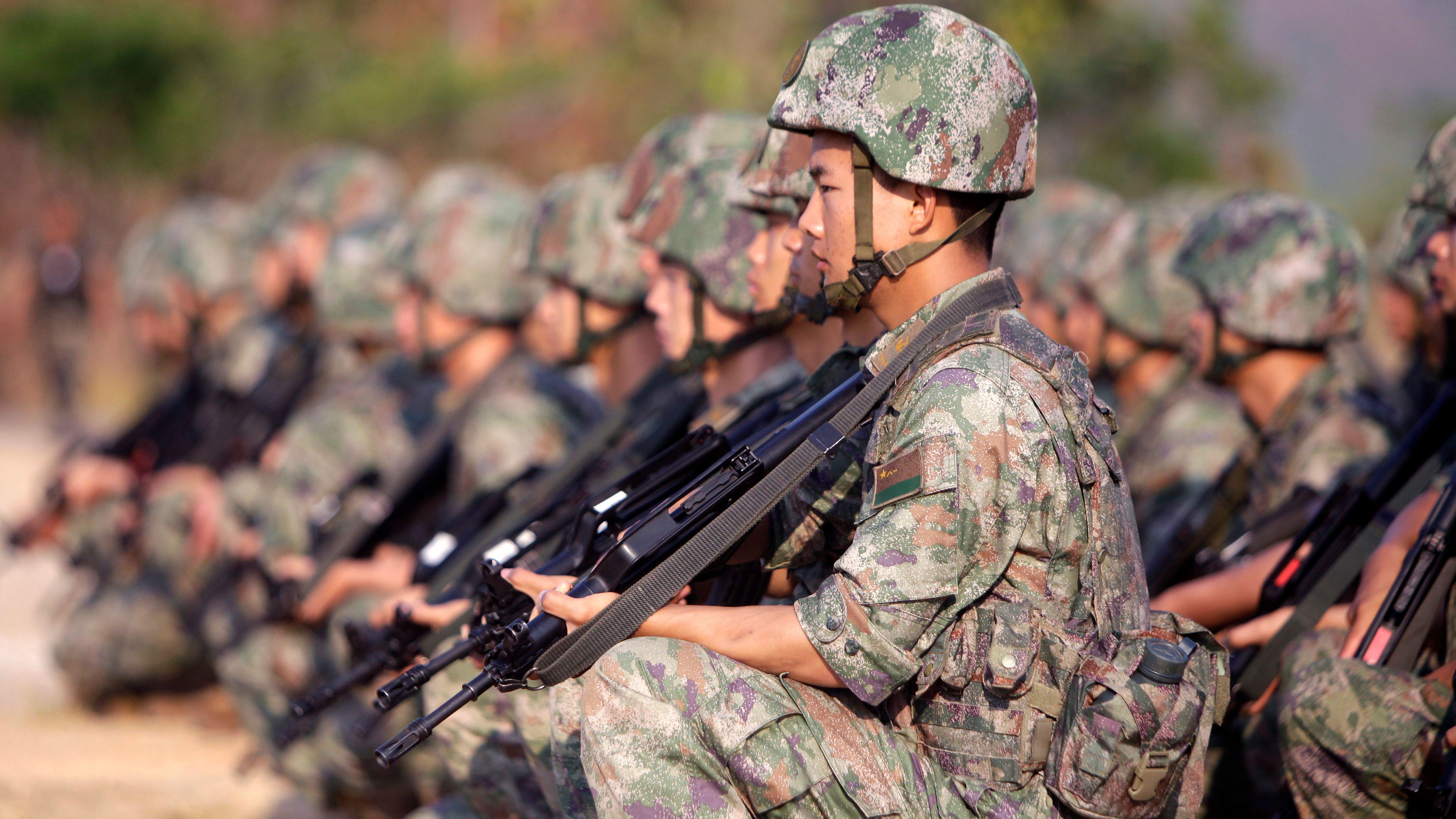 Retired Air Marshal Greg Bagwell does not believe the new President will be welcomed by China, which aims to expand its influence in the region (Picture: Xinhua/Alamy)