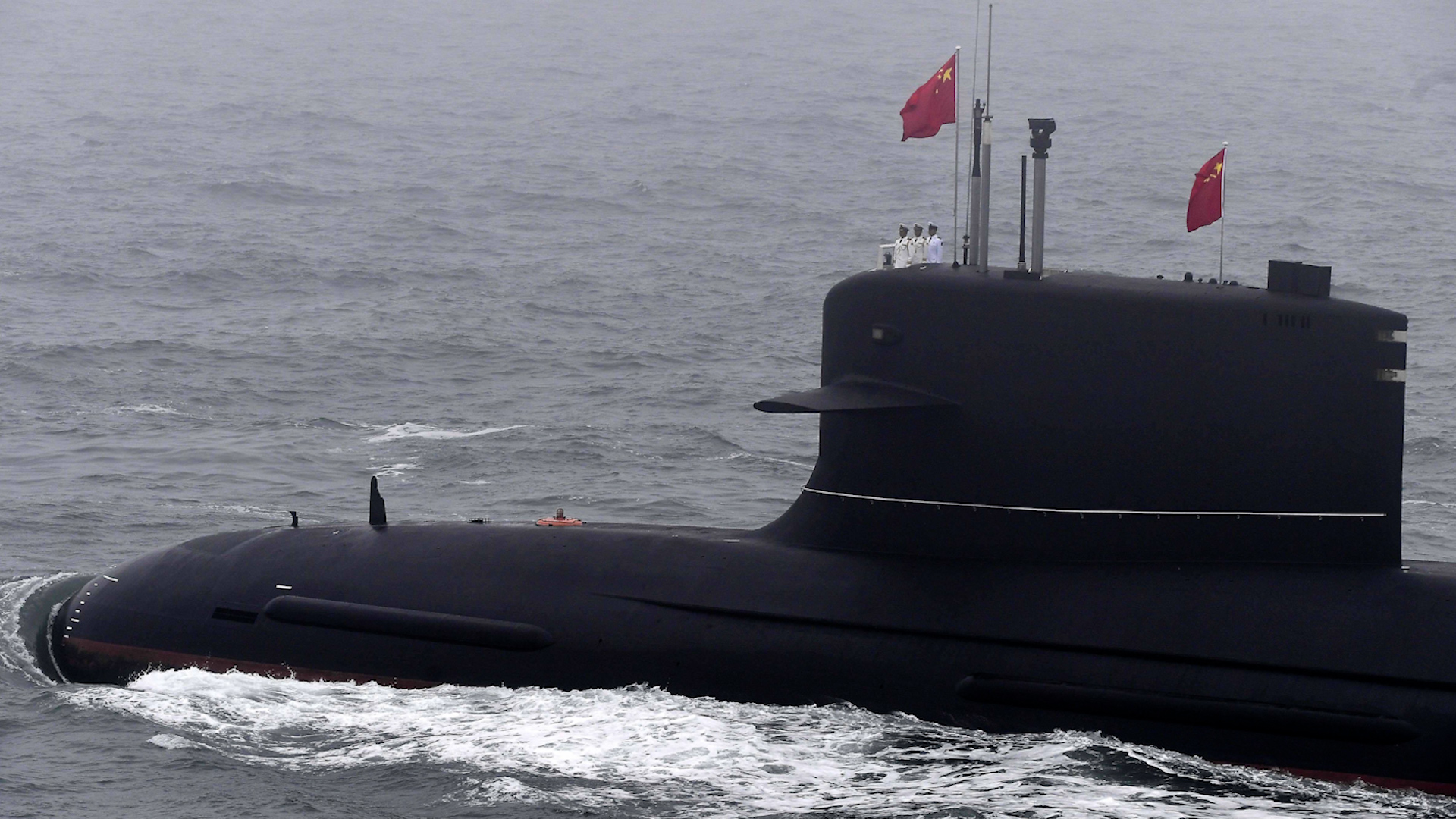 Image ID 2RPA2NG Conventional submarine of the Chinese People s Liberation Army Navy takes part in a naval parade 23042019 CREDIT Alamy EXP 23112024