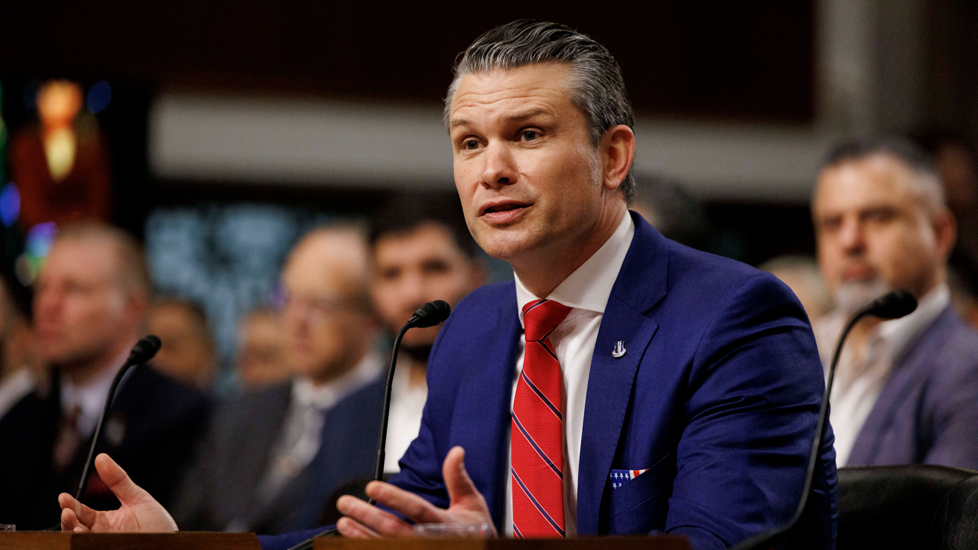 Pete Hegseth, President-Elect Donald Trump's pick to lead the Department of Defense