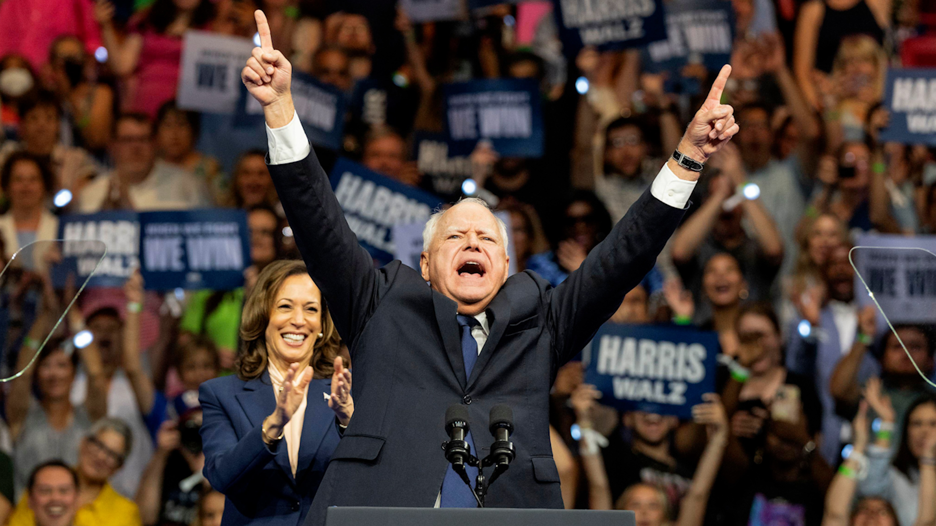 Image ID 2XPKHER Governor of Minnesota Tim Walz speaks at the rally in Philadelphia 06082024 CREDIT Alamy, ZUMA EXP 23112024