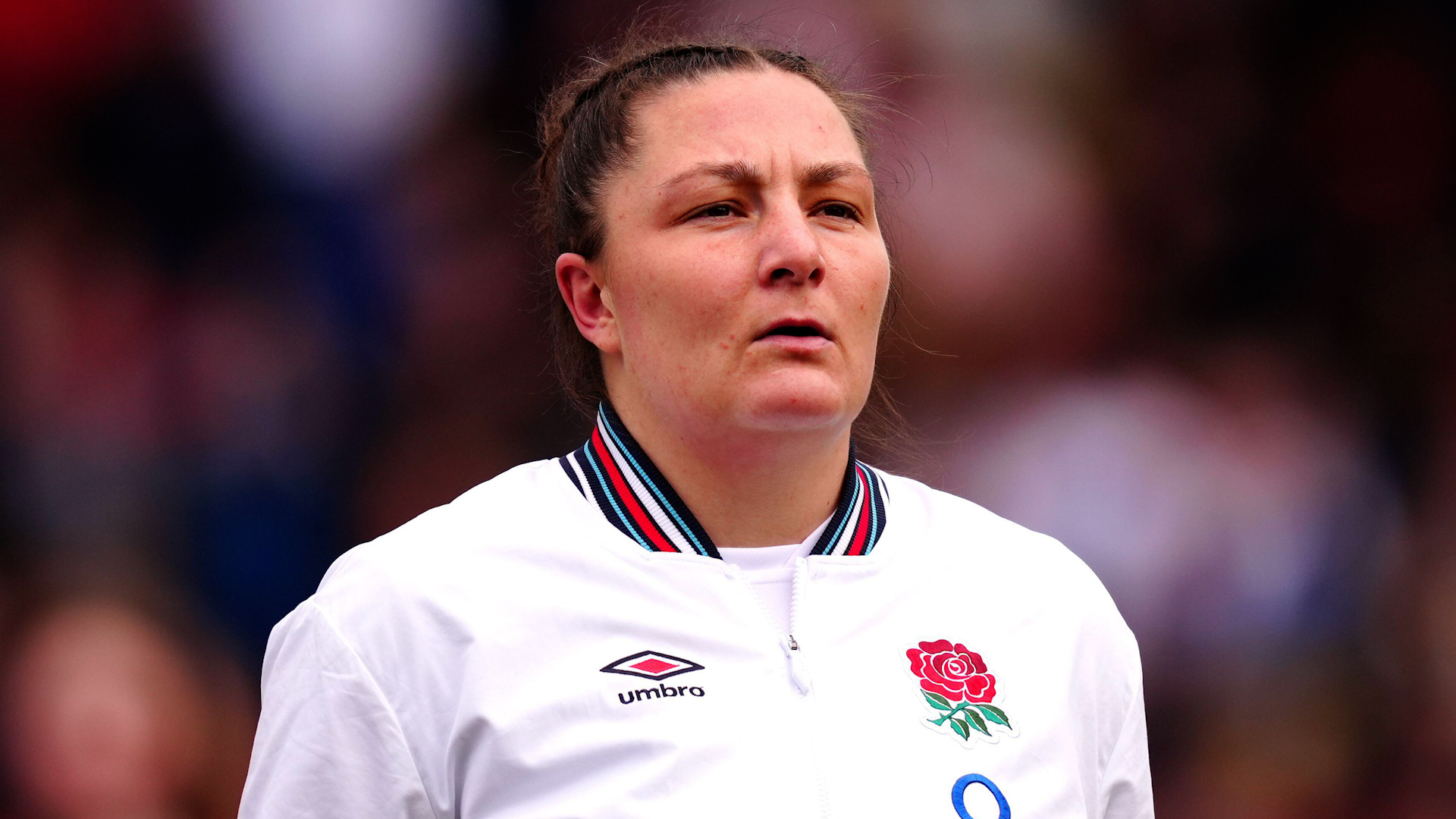 Image ID 3A5THDP England's Amy Cokayne before the Guinness Women's Six Nations match at the LNER Community Stadium NO REUSE CREDIT PA Images Alamy Stock Photo