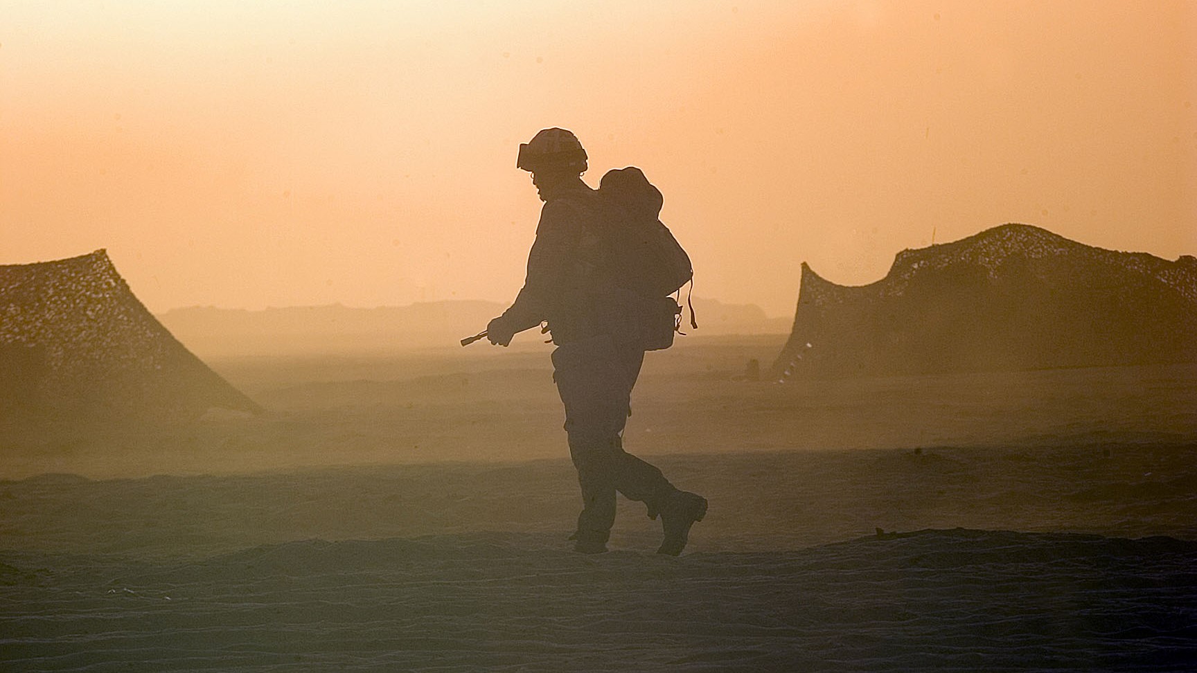 The British Army, Desert Rats in the desert of Southern Iraq in the War of 2003