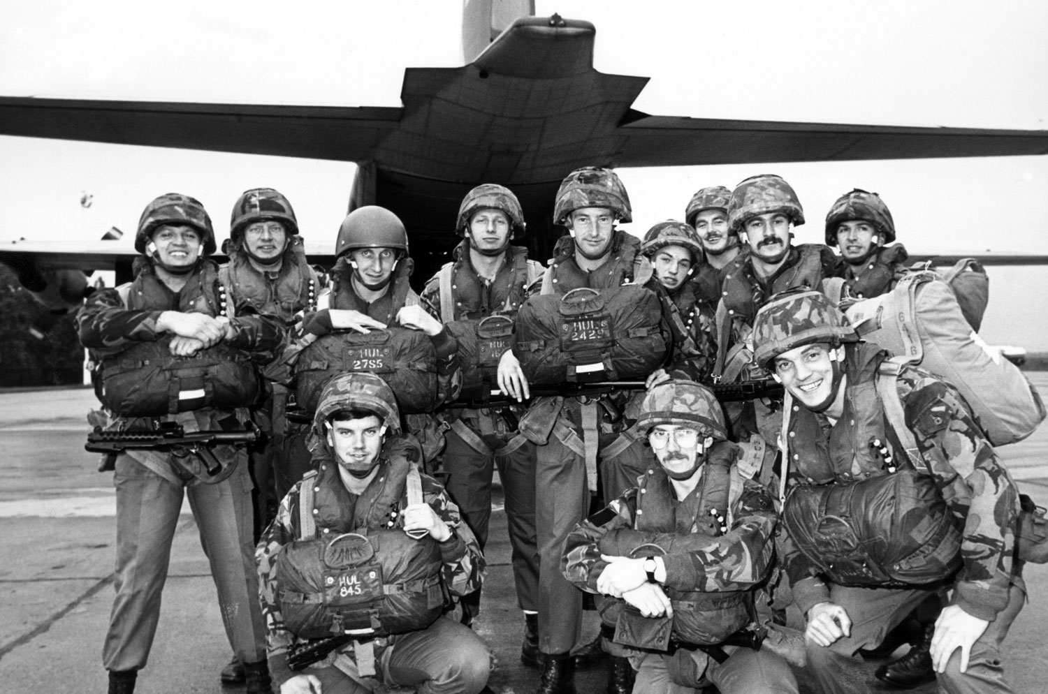 Image ID ET0KDC D Company, 4th Battalion The Parachute Regiment 17 June 1987 CREDIT Trinity Mirror Mirrorpix Alamy Stock Photo