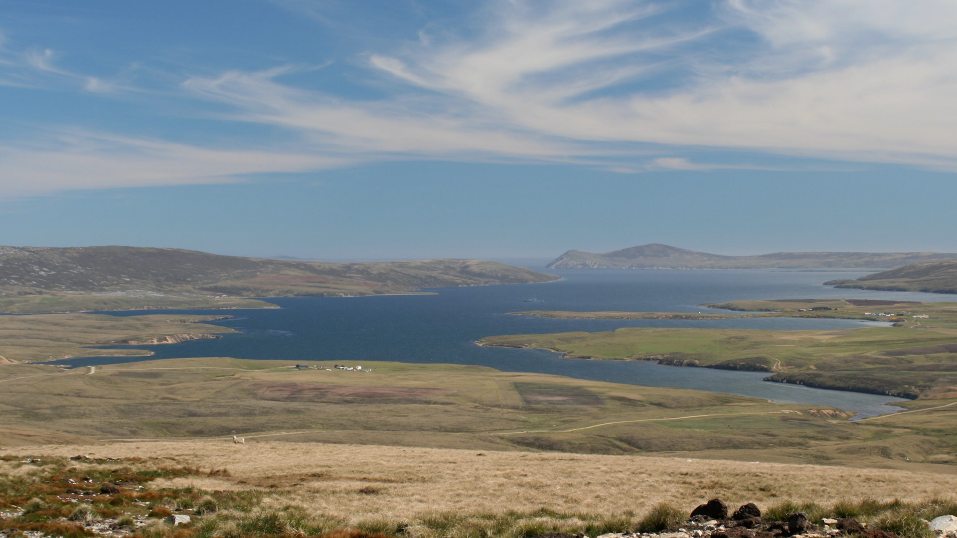 File photo of San Carlos, where the San Carlos Landings took place in 1982
