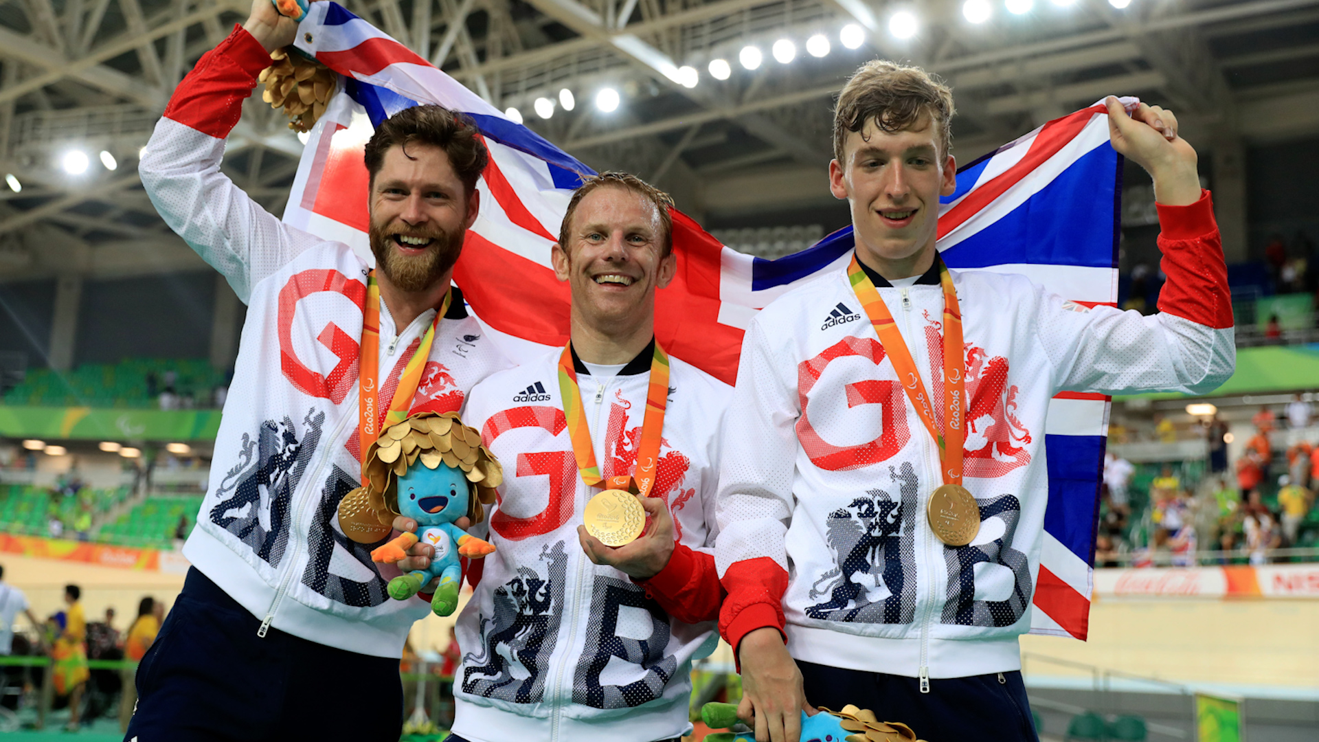 Image ID GW5RX7 Jon-Allan Butterworth left wins Paralympic gold in Rio 201 CREDIT PA Alamy Stock Photo EXP 23112024.jpg