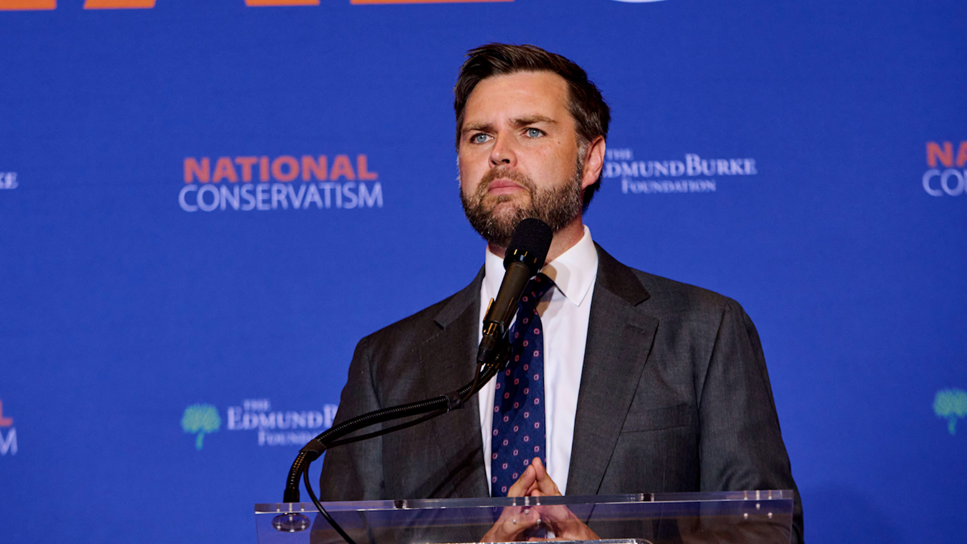  J.D Vance speaks at the National Conservative Conference in Washington, DC