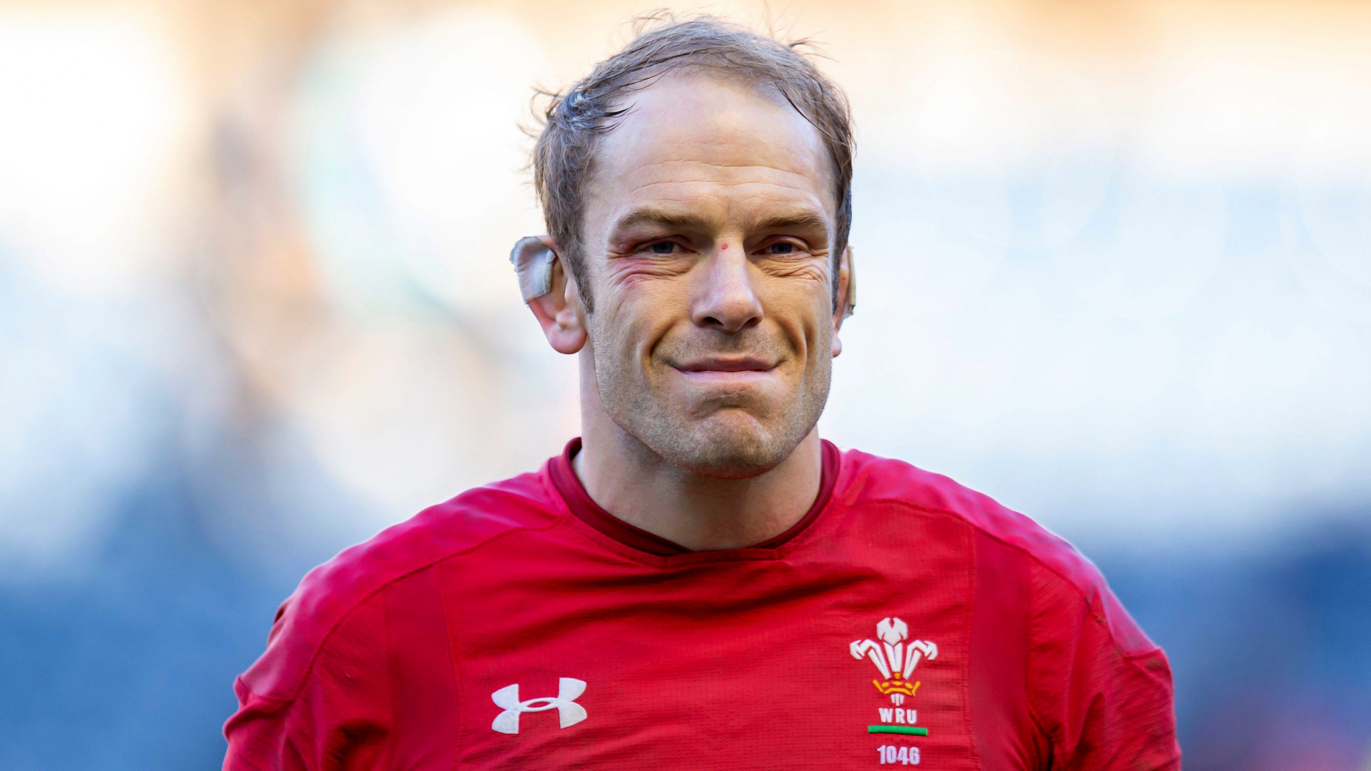 Image ID RXH02D Guinness Six Nations match between Scotland and Wales at BT Murrayfield Stadium, Edinburgh, Alun Wyn Jones (Capt) (# 5) of Wales after the final whistle NO REUSE CREDIT dpa picture alliance .jpg