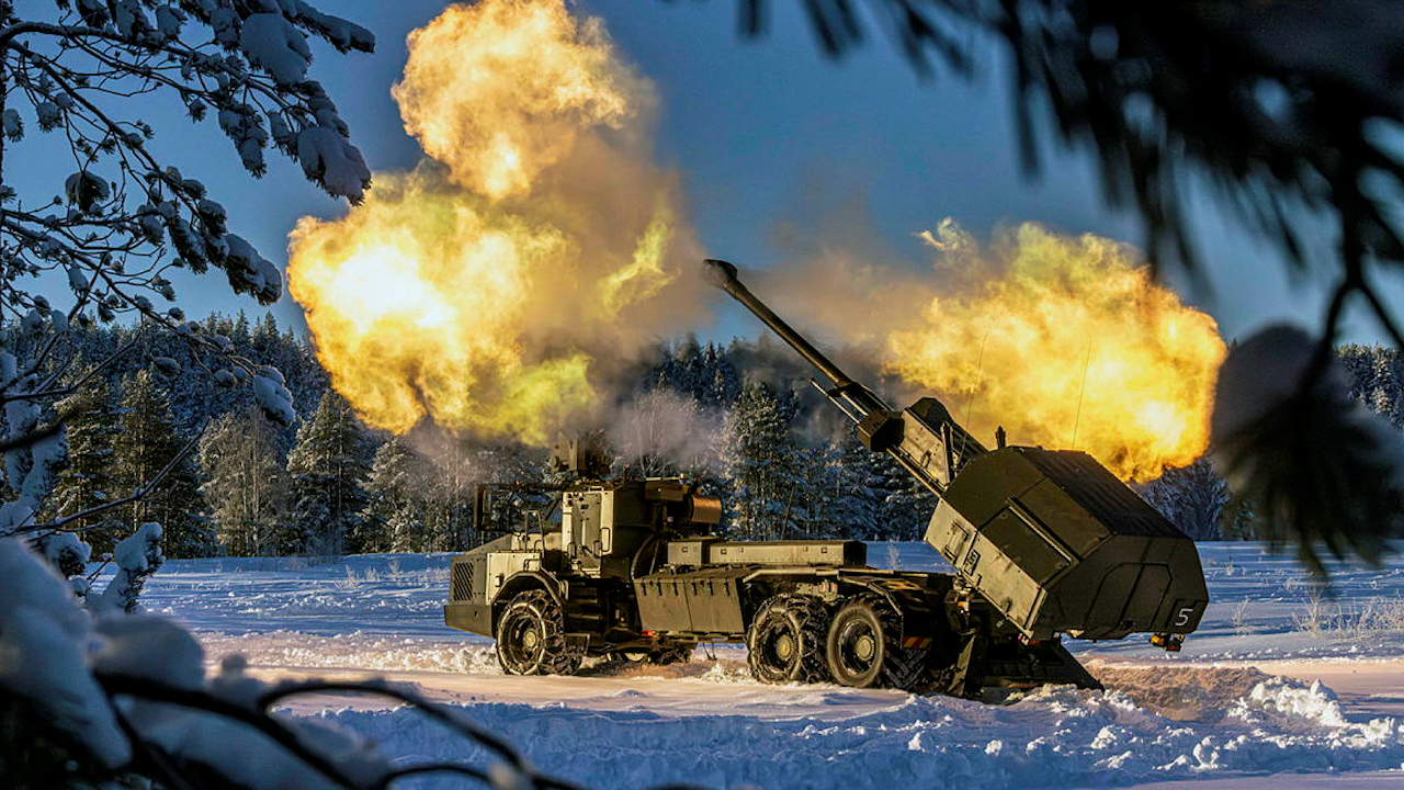 The gunners will eventually be operating the Swedish-designed Archer platform