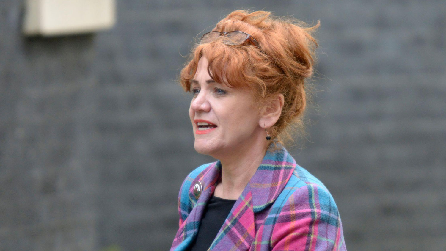 Sarah Atherton MP arriving at Downing Street in 2020