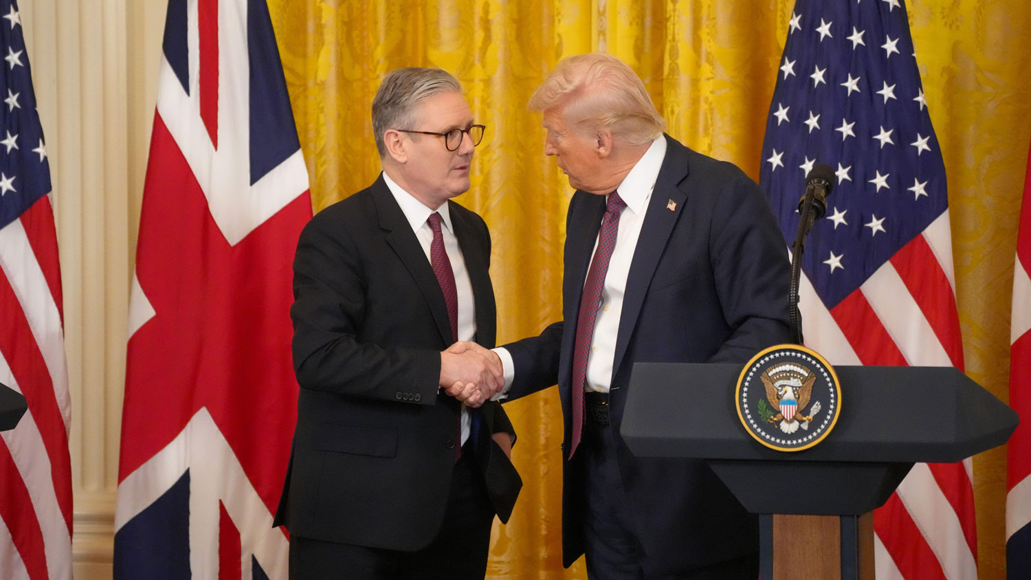 Sir Keir Starmer met US President Donald Trump in Washington on Thursday
