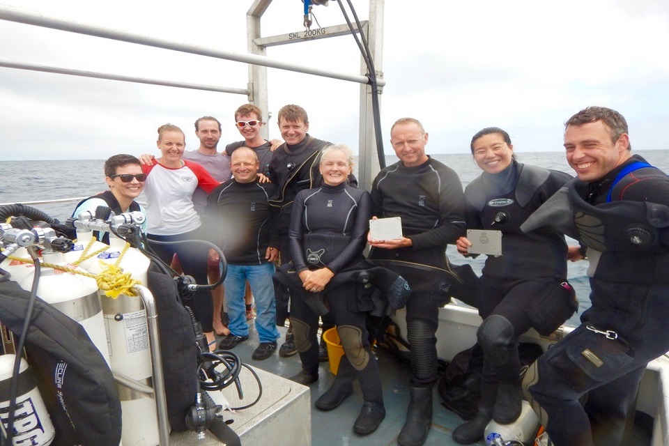the Defence Medical Services Diving Association dived the wreck of His Majesty’s Hospital Ship Glenart Castle. MOD