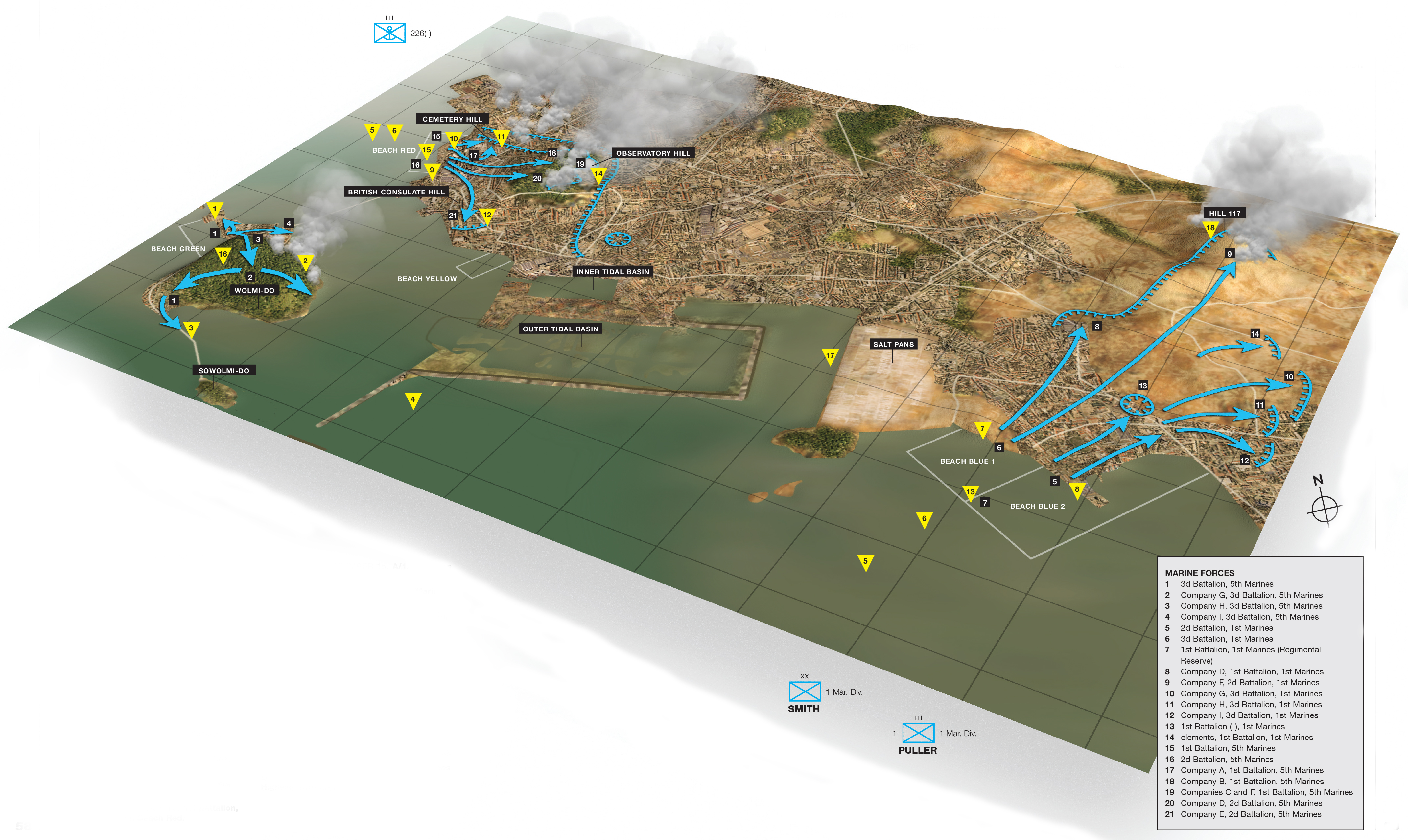 Inchon 1950 CAM162-58 3D map