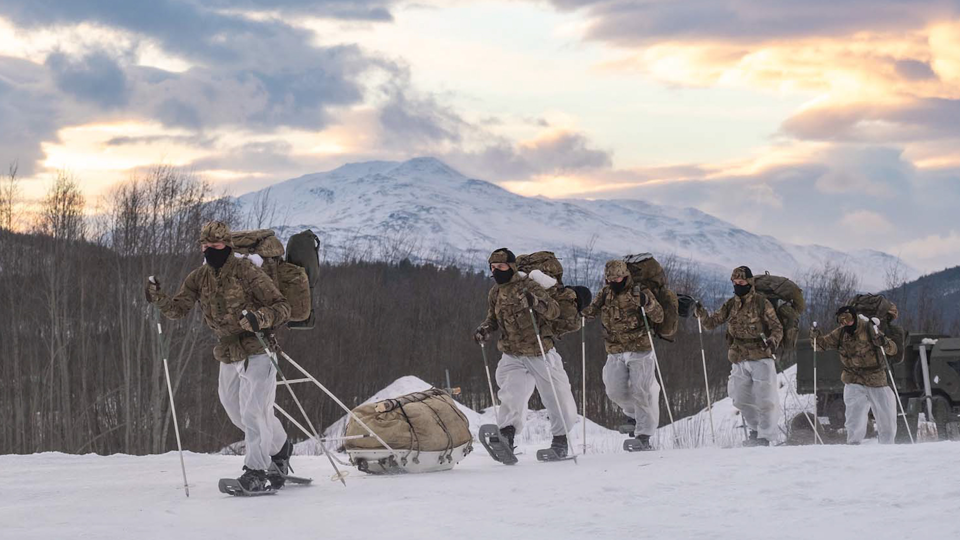 The Cold Weather Warfare Course has three phases (Picture: Royal Navy).