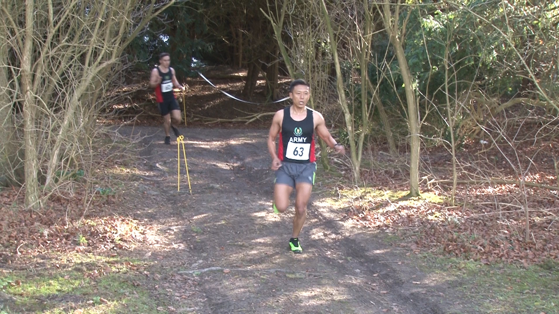 Inter Services Cross Country Woods 14022019 Credit:BFBS