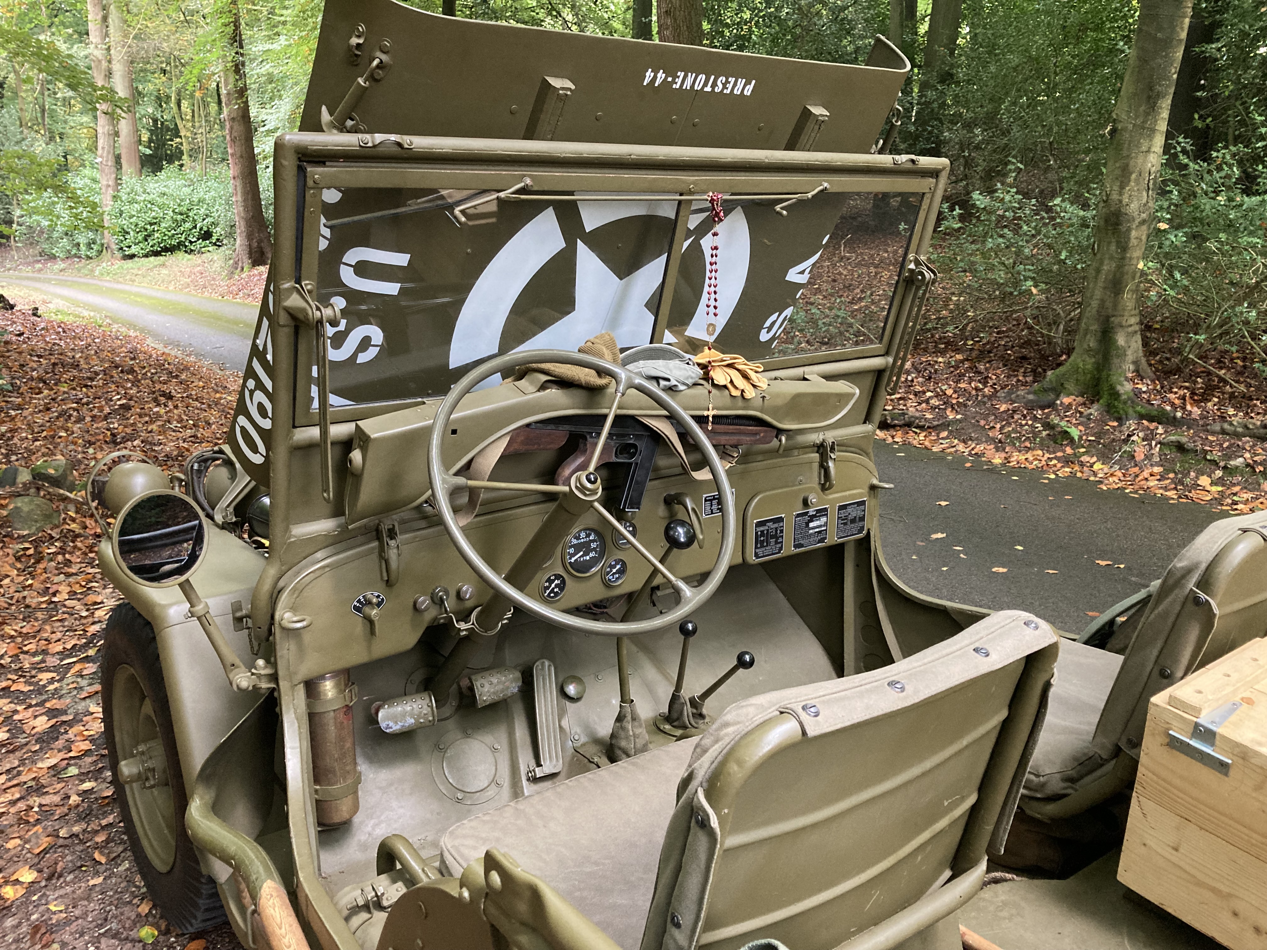 Interior WW2 jeep