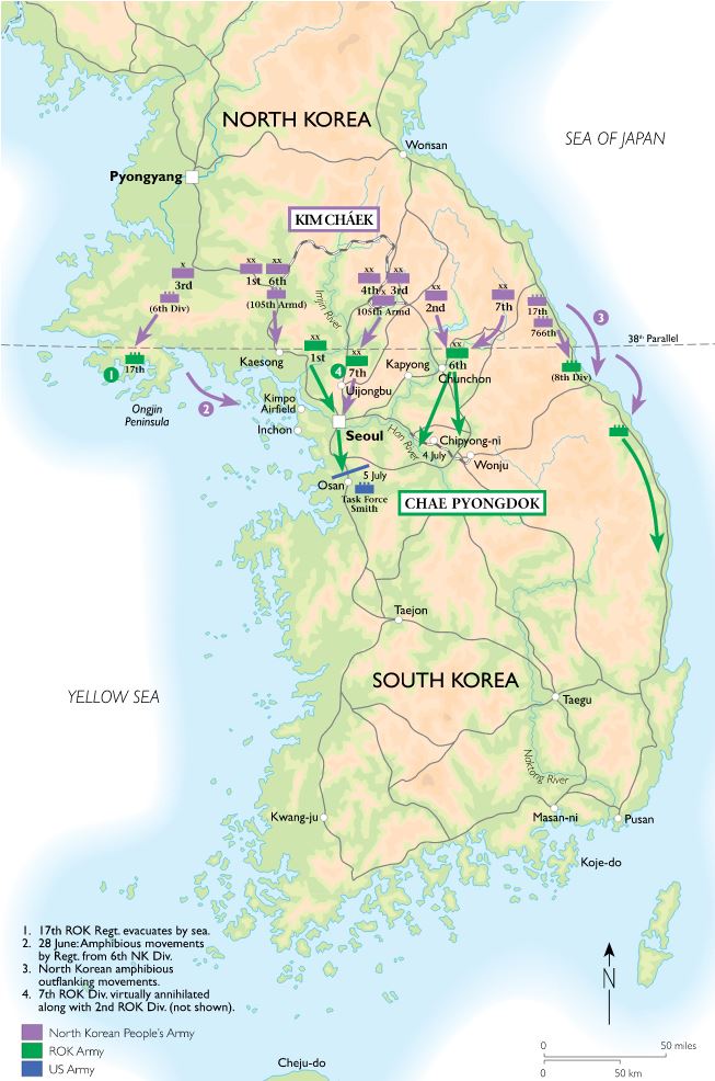 Invasion of south June 1950