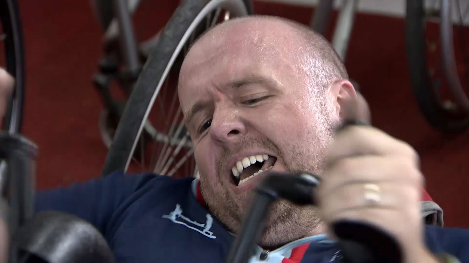 Invictus Games 2017 - Team UK cyclist training