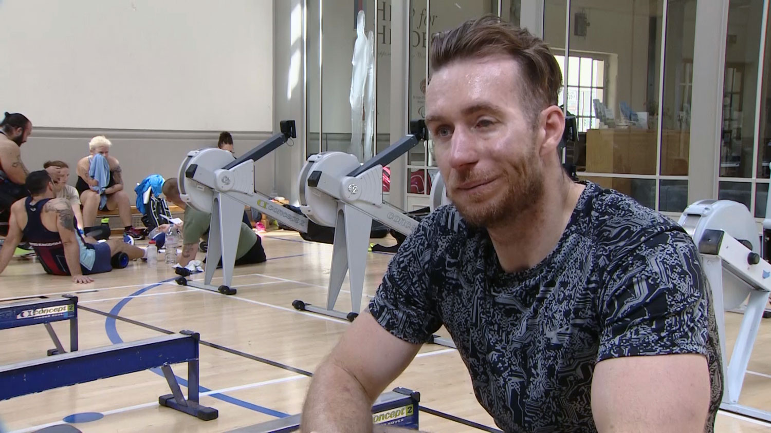 Invictus Games indoor rower Ian Ronald