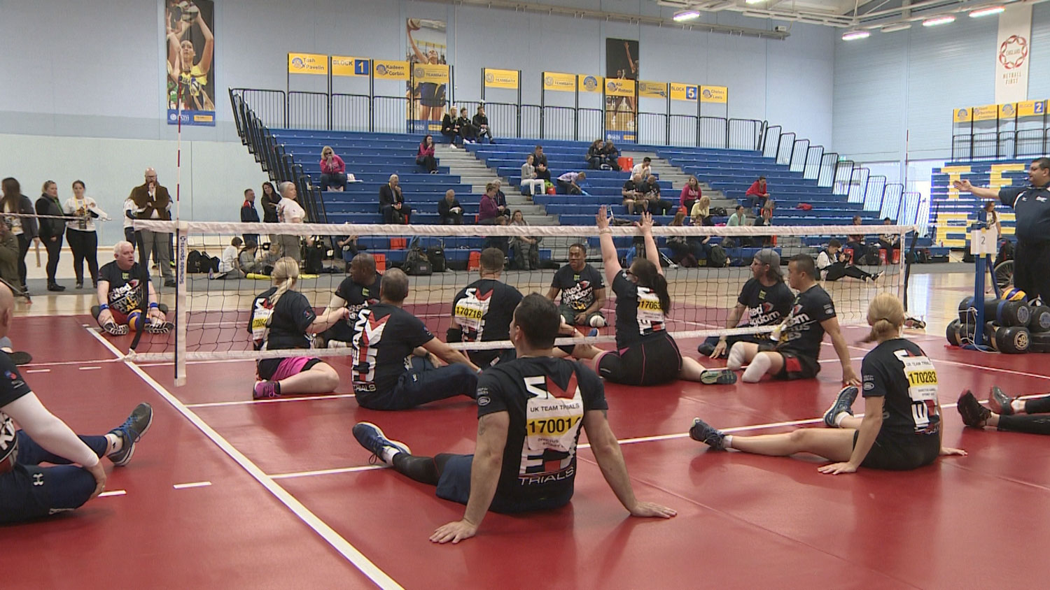 Invictus Games 2018 volleyball hopefuls