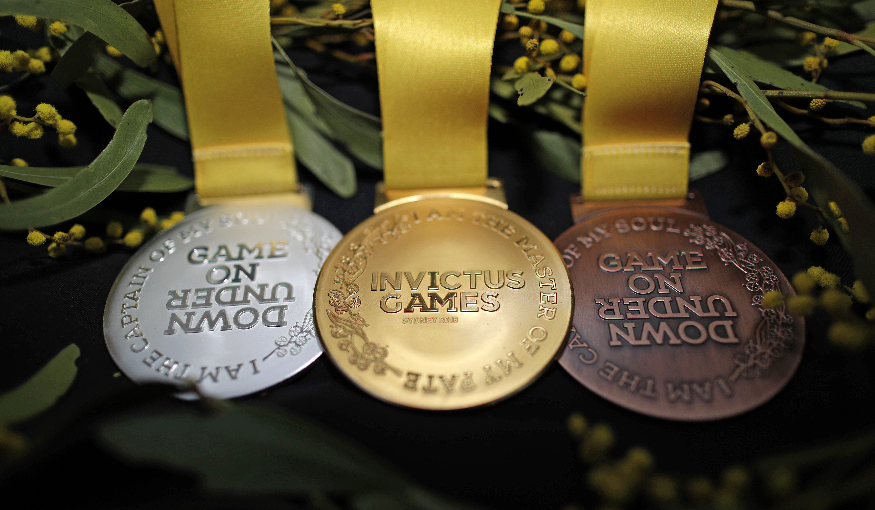 The wattle inspired medals for the Sydney Invictus Games (Invictus Games)