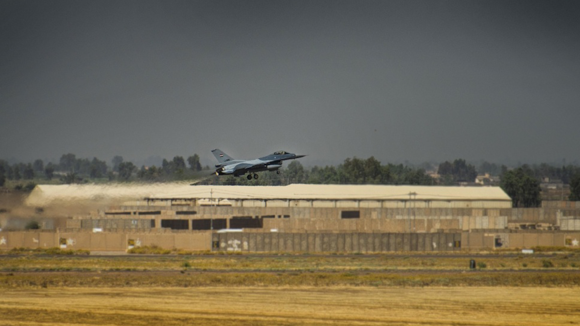 Iraqi F-16 Fighting Falcon takes off at Balad Air Base, Iraq 130120 CREDIT US Air Force_0.jpg