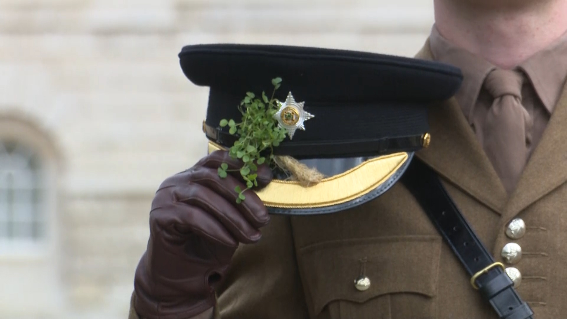 Irish Guards St Patricks Day Parade 
