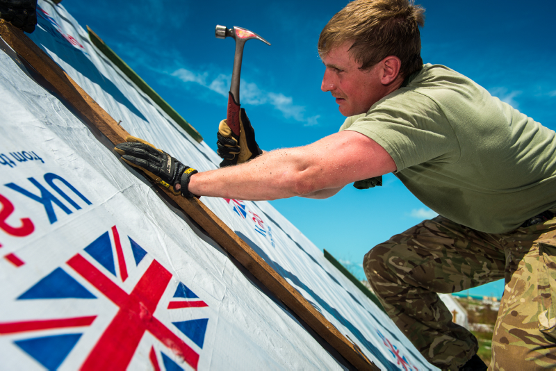 Royal Marine Hurricane Irma
