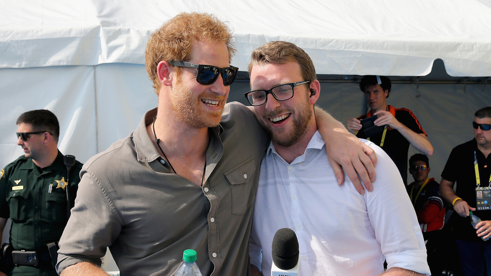 JJ Chalmers and Prince Harry in 2016 PA IMAGES 251020