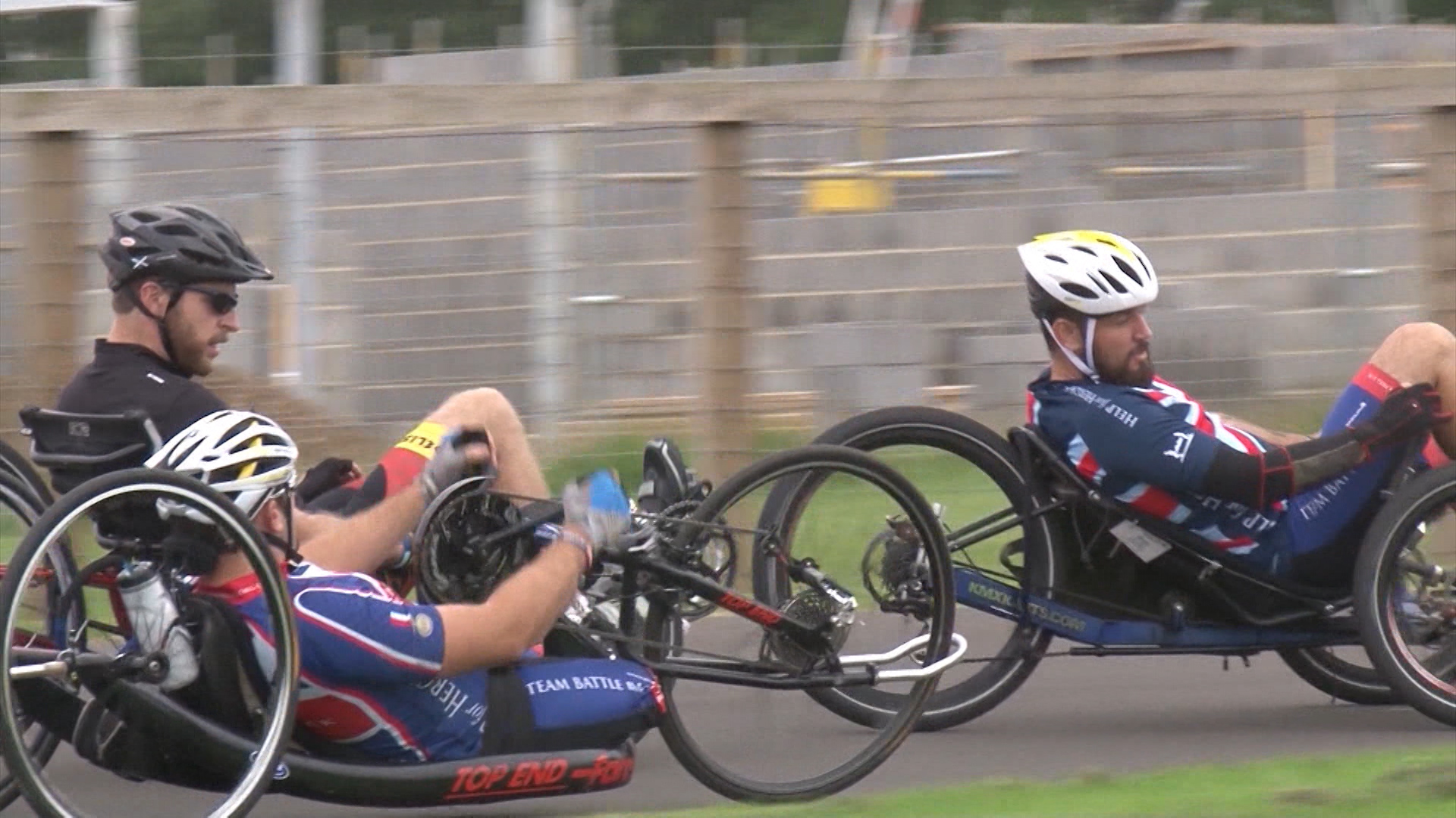 JJ Charmers and others training for Invictus games