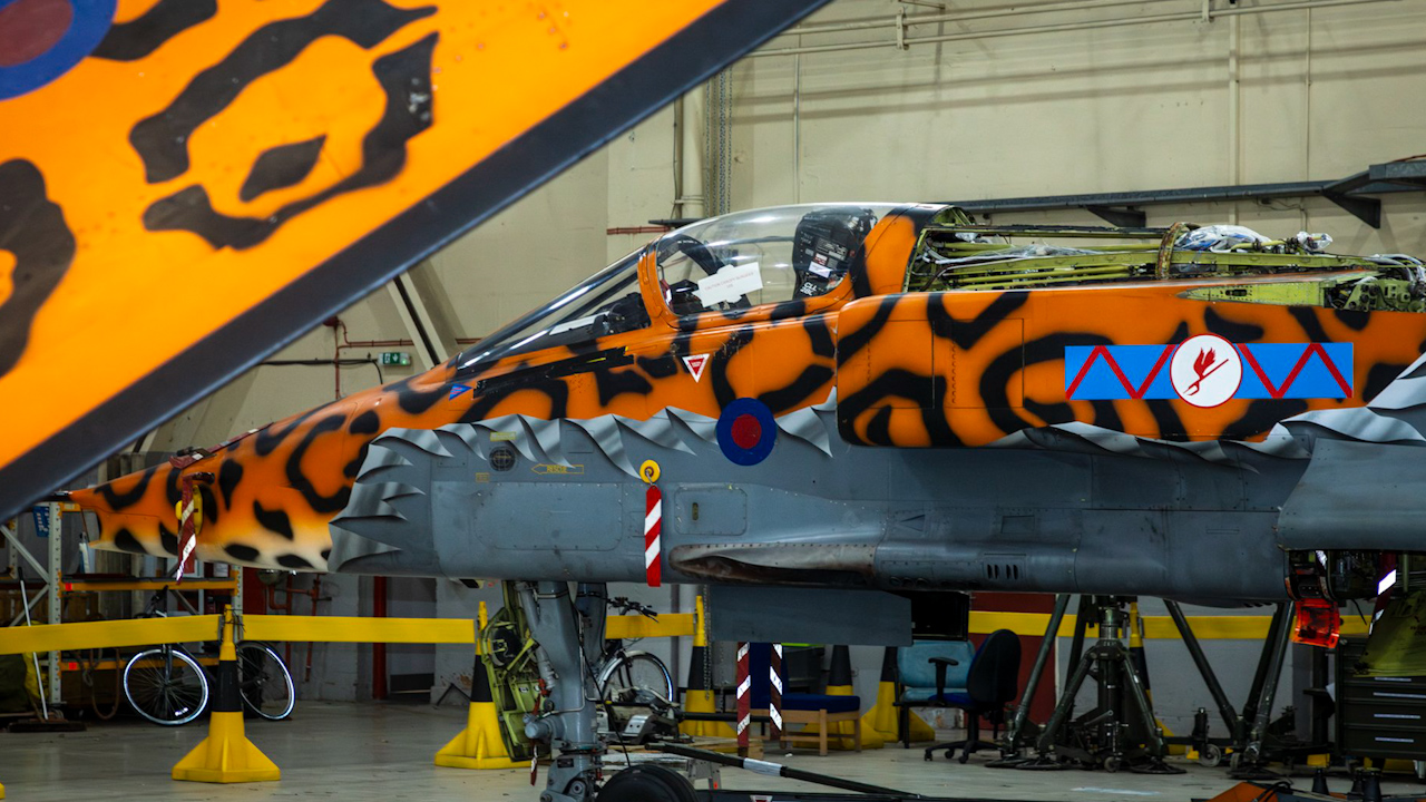 Jaguar GR.3A XX119 jet fighter has moved from RAF Cosford to RAF Lossiemouth (Picture: RAF Cosford). 