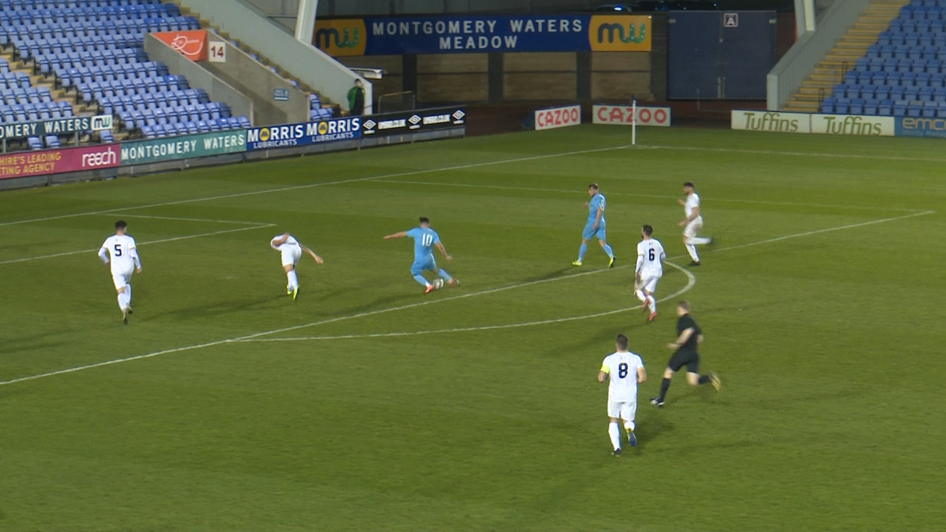 Jake Gosling scores for RAF against Navy in 2022 Inter Services