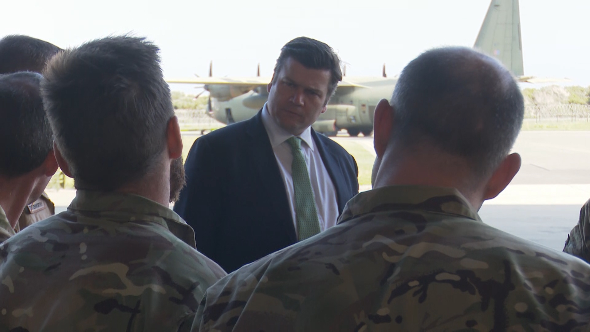 James Heappey at RAF Akrotiri 