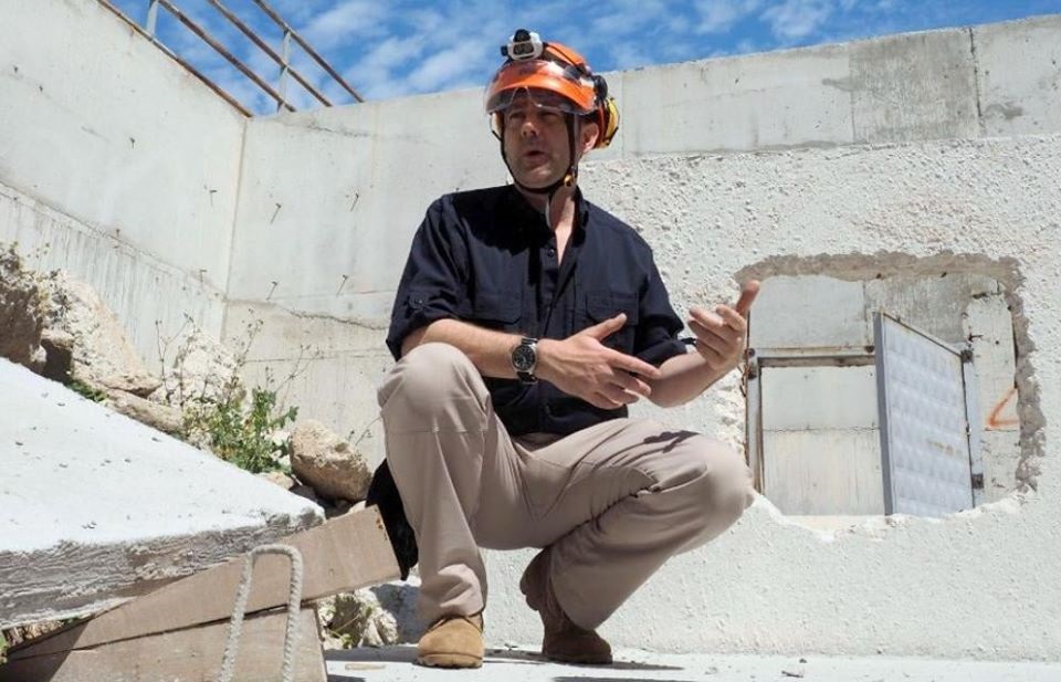 Ex-Army officer James Le Mesurier had helped to train the White Helmets' volunteers (Picture: Syria Civil Defence - The White Helmets / Facebook).