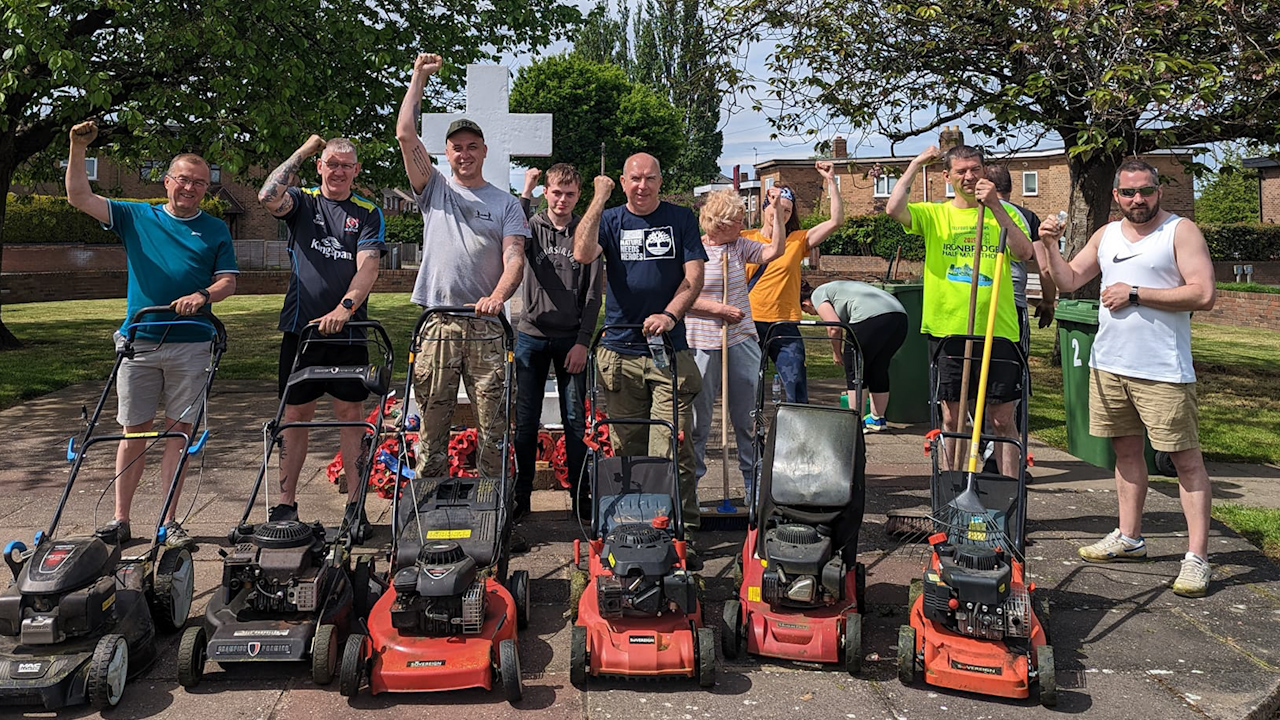 Jay Gough and local volunteers have been looking after the Donnington War Memorial and are looking to raise funds for more work to be carried out (Picture: Jay Gough).