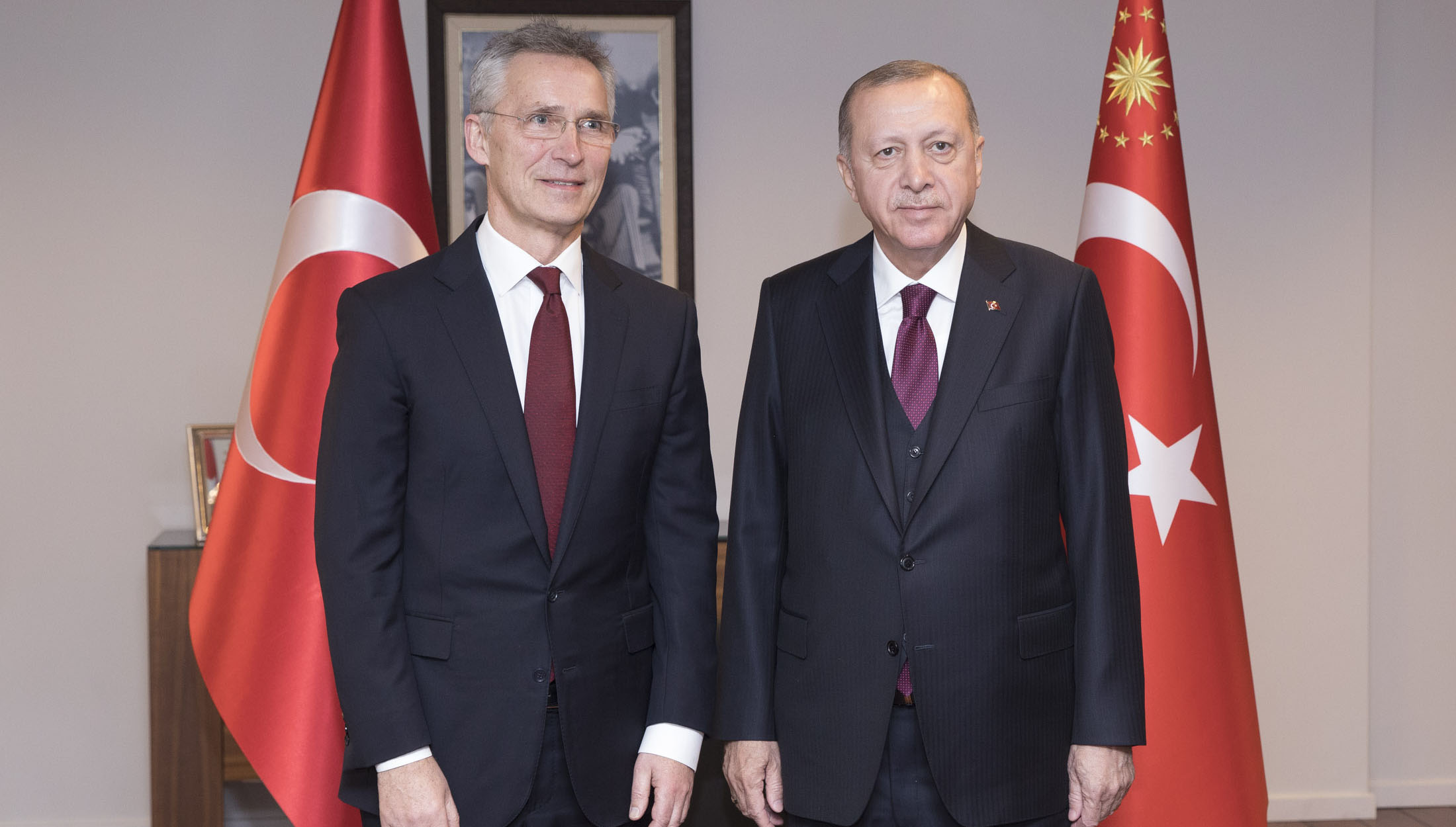 Jens Stoltenberg with Recep Erdogan